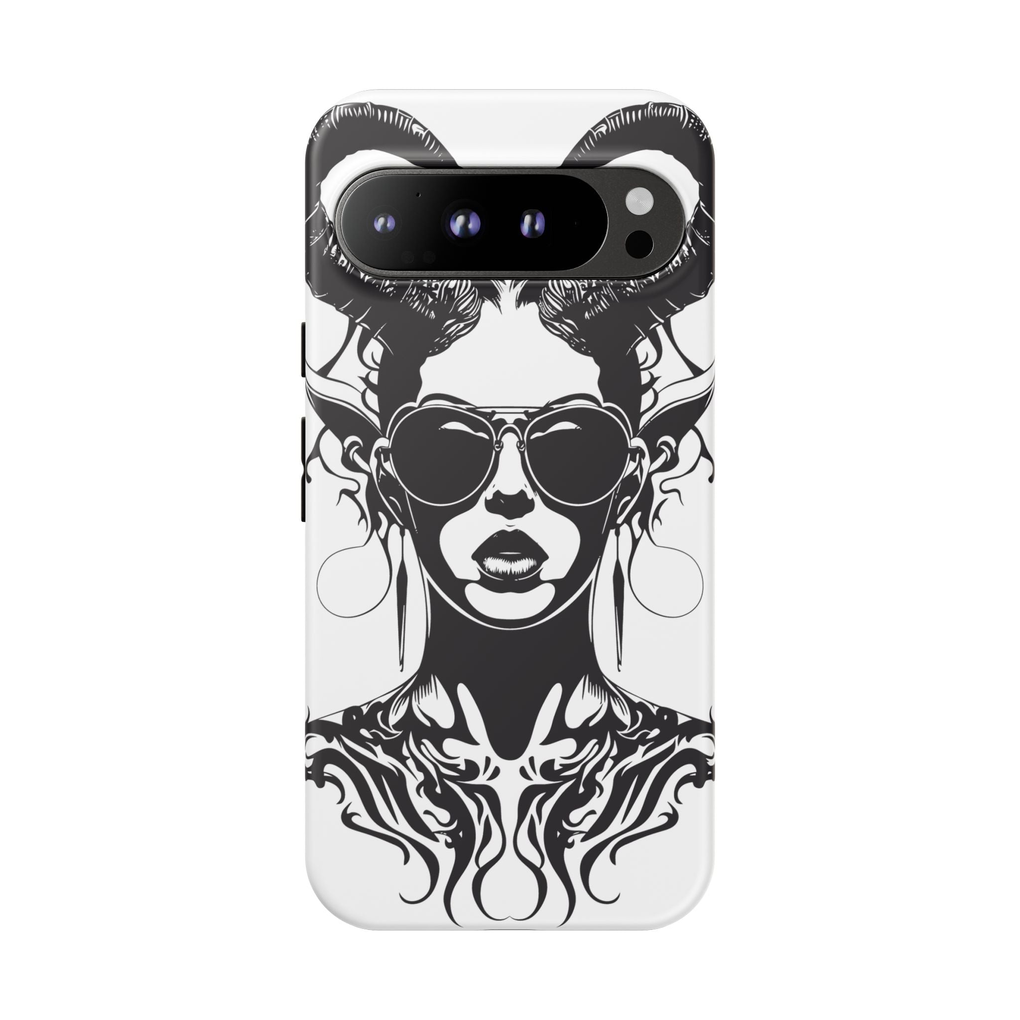 Tough Cases: Stylish Phone Case with Edgy Design, Protective Cover, Gift for Her, Trendy Accessories, Unique Art, Holiday Present