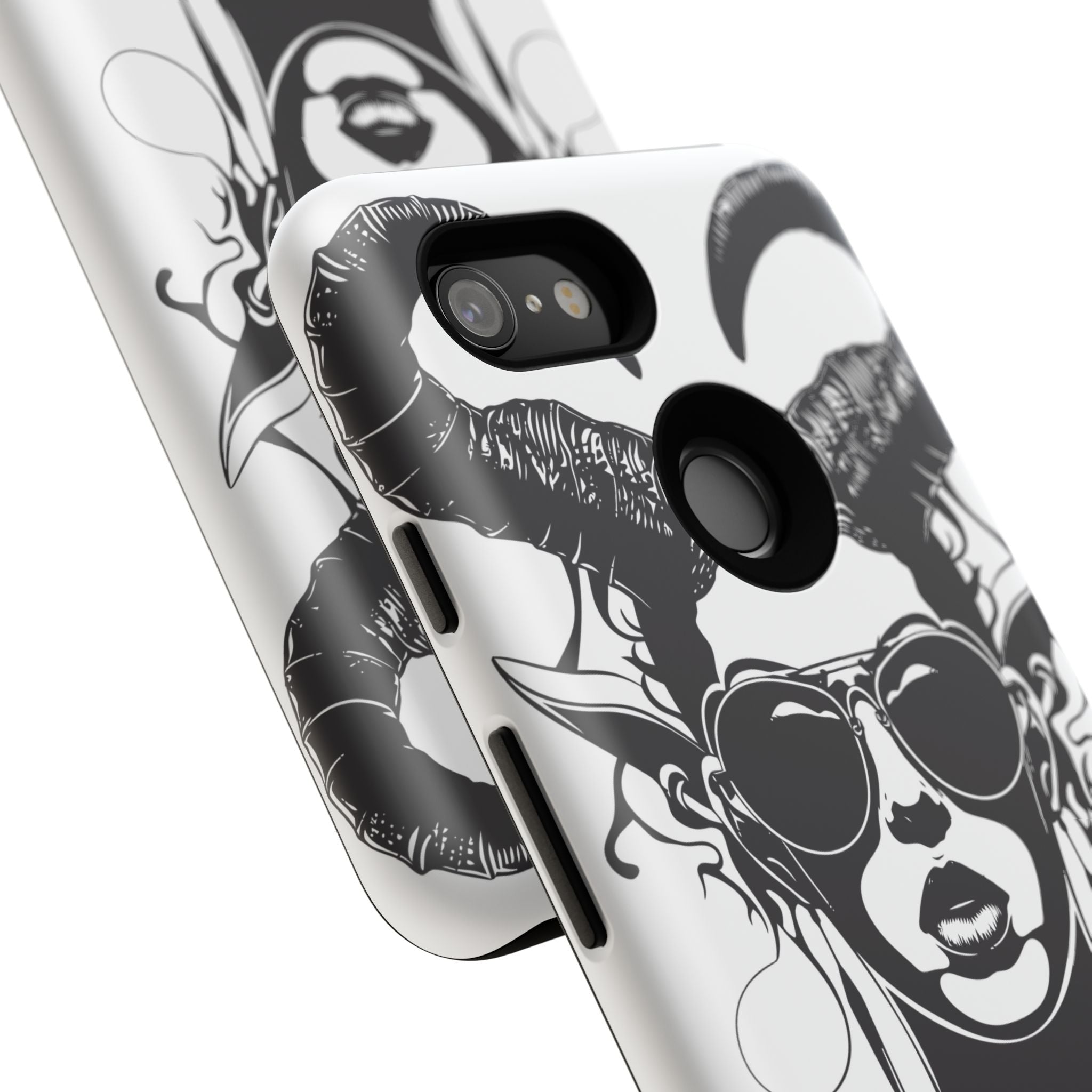Tough Cases: Stylish Phone Case with Edgy Design, Protective Cover, Gift for Her, Trendy Accessories, Unique Art, Holiday Present