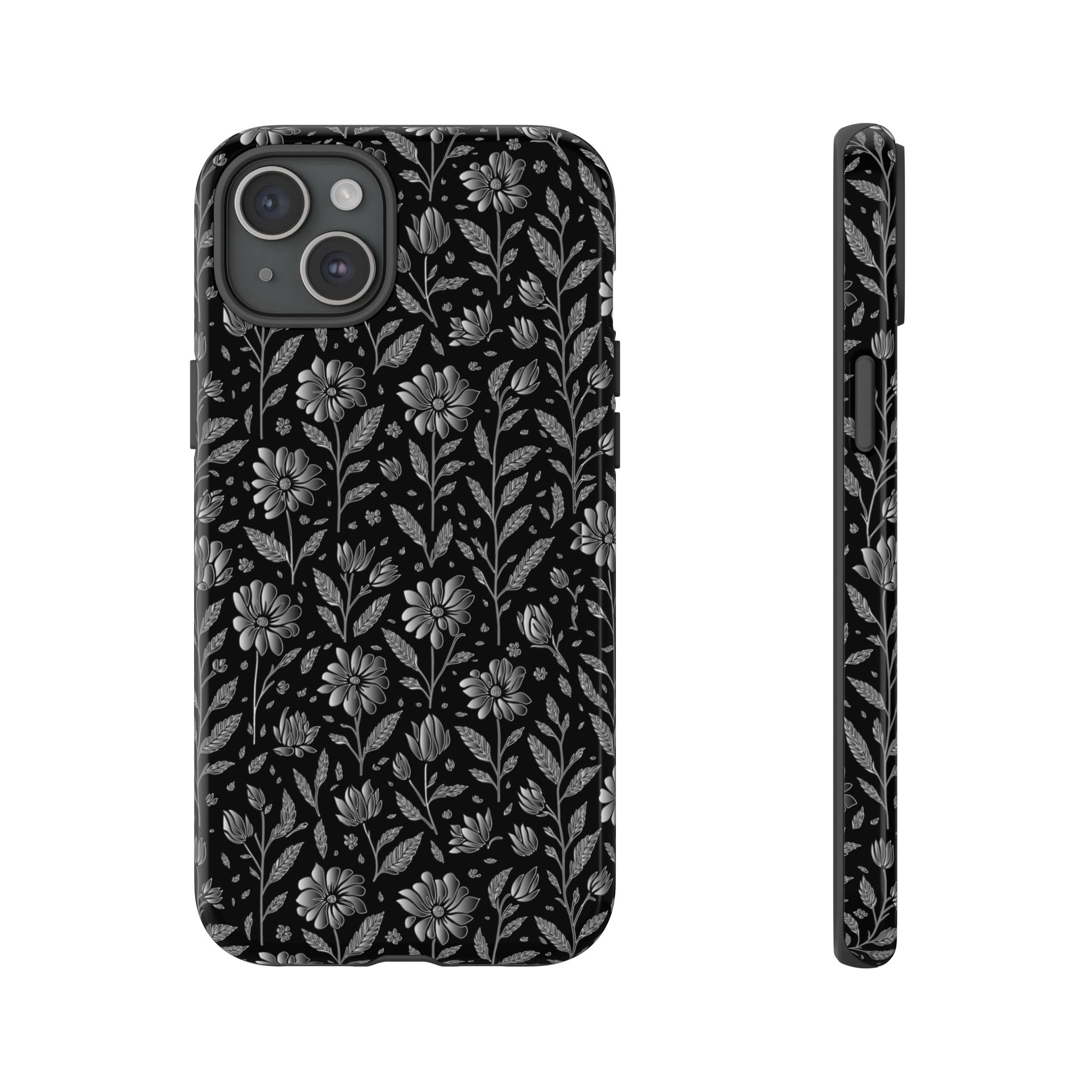 Stylish Floral Phone Case, Tough Floral Case, Botanical Phone Cover, Durable Floral Phone Protector, Gift for Her