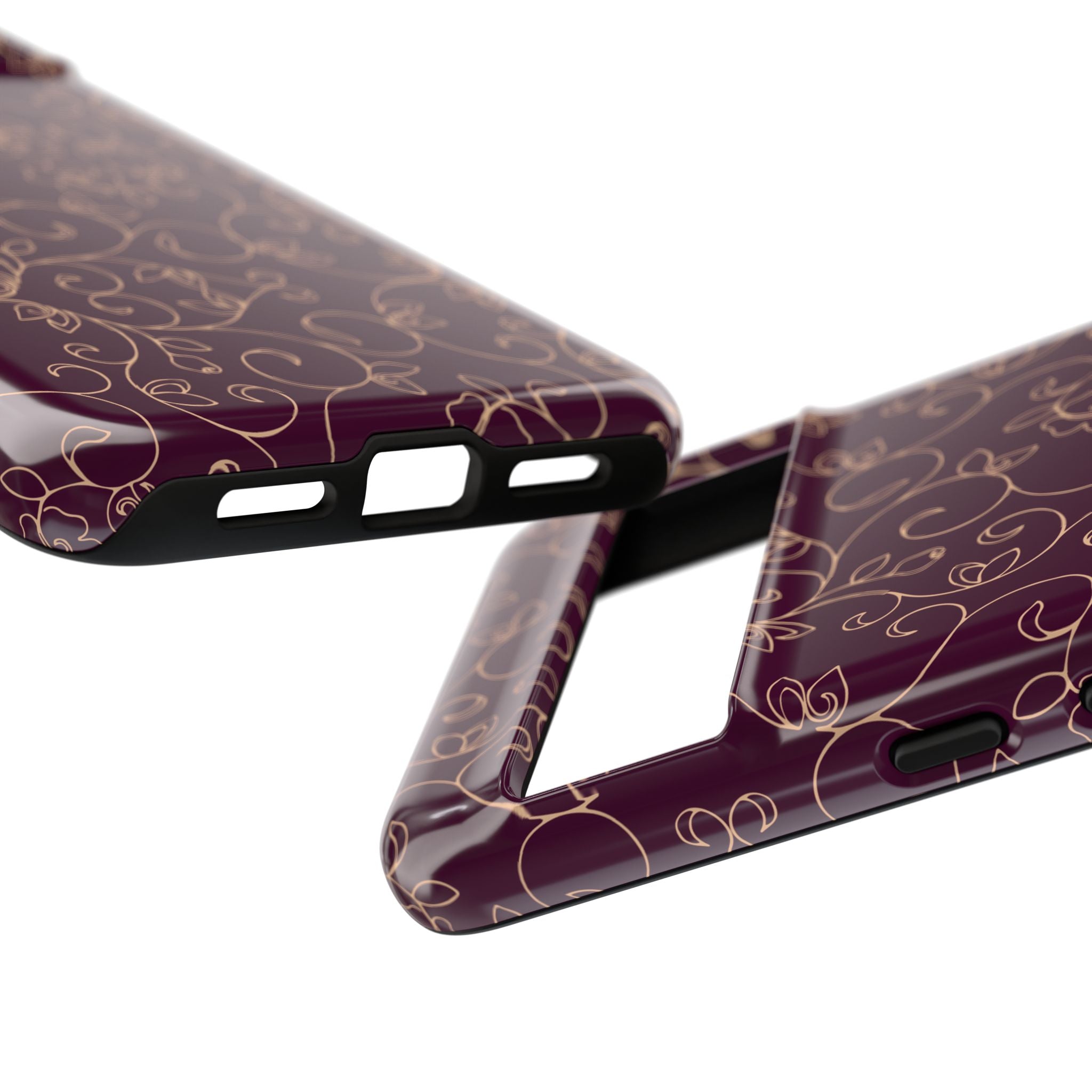 Elegant Floral Phone Case | Durable Mobile Cover, Gift for Her, Floral Design, Stylish Accessory, Phone Protection