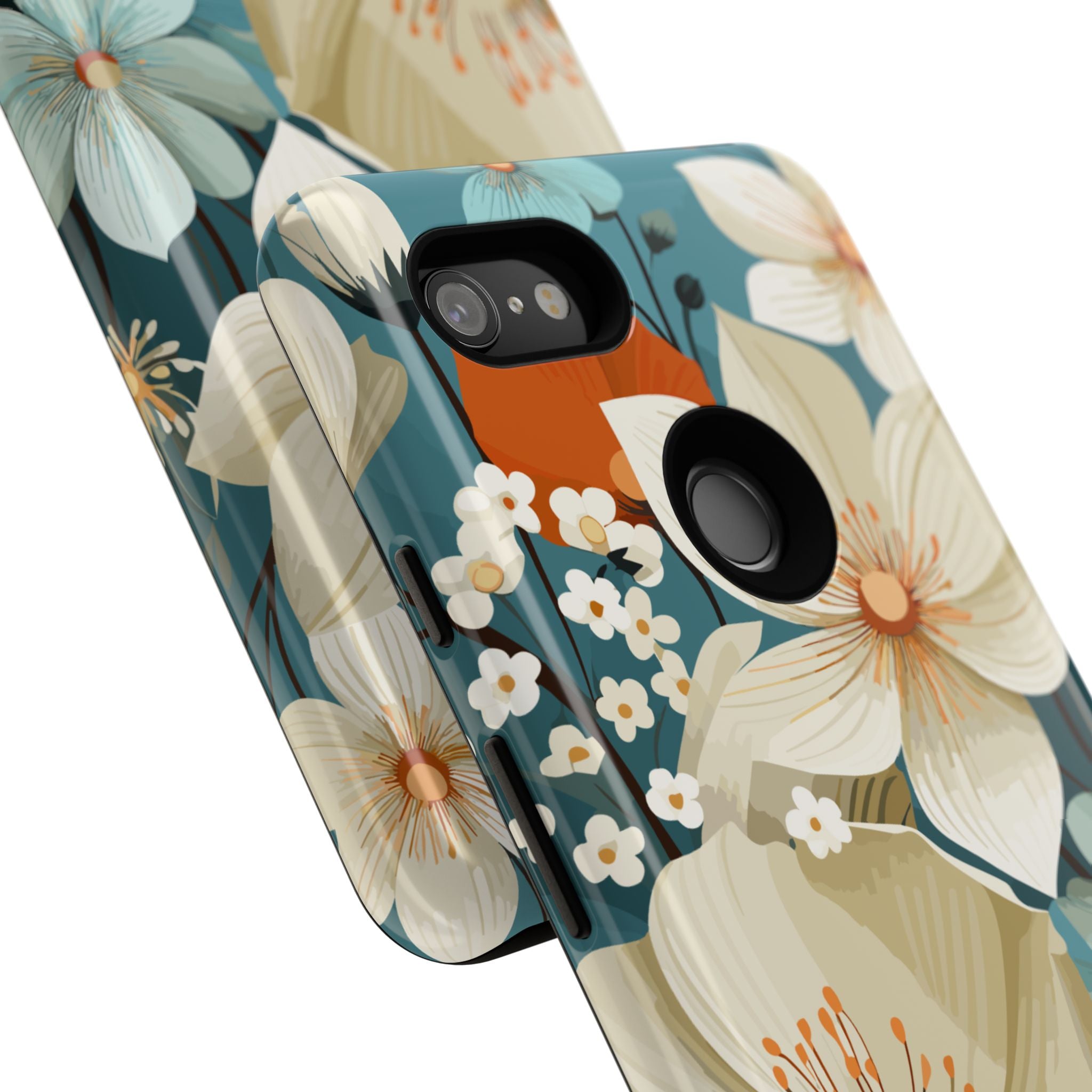 Floral Phone Case, Stylish Tough Cases with Botanical Design, Flower Print Phone Cover, Gifts for Nature Lovers, Eco-Friendly Mobile Cover