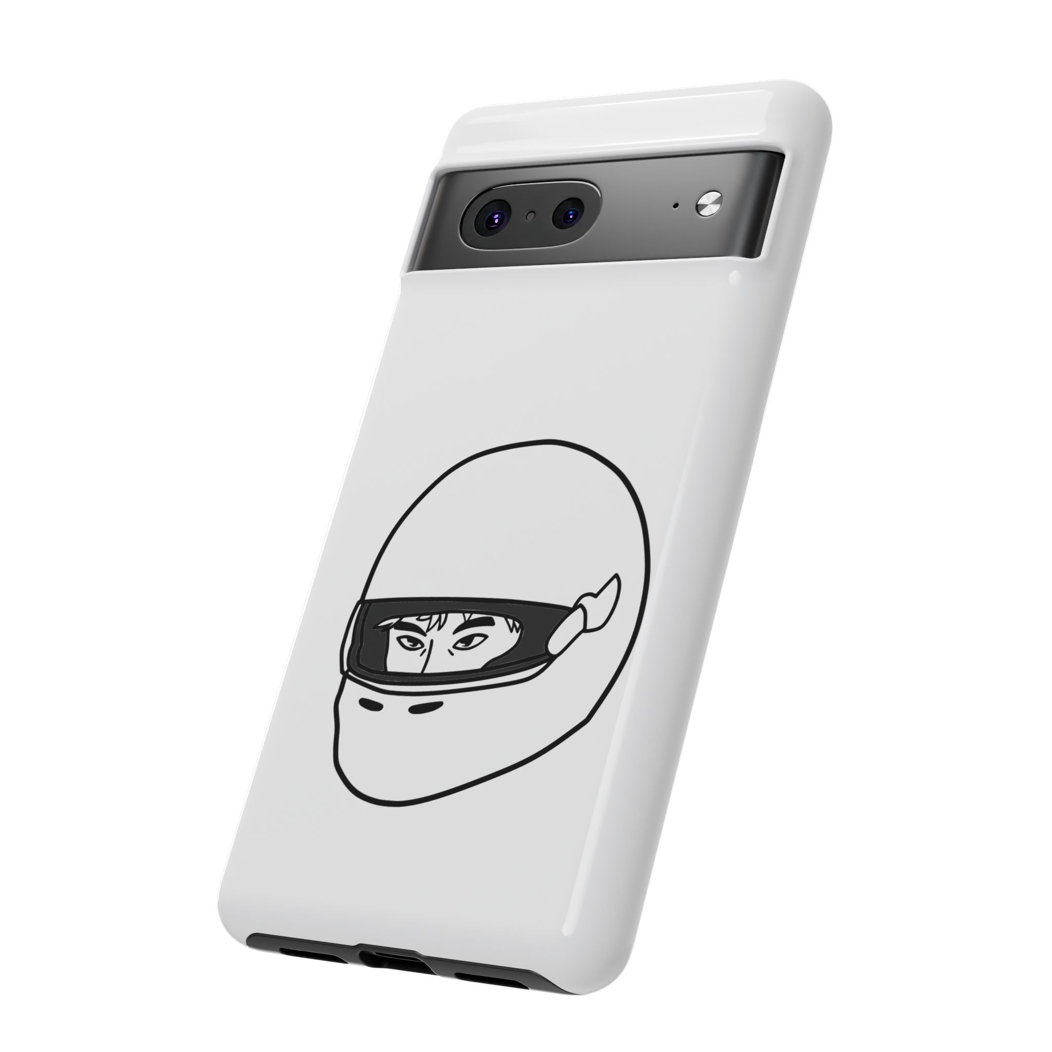 Stylish Phone Case with Racing Helmet Design | Tough Cases | Unique Gift, Motorcycle Enthusiast, Race Lover, Custom Accessory, Everyday Use