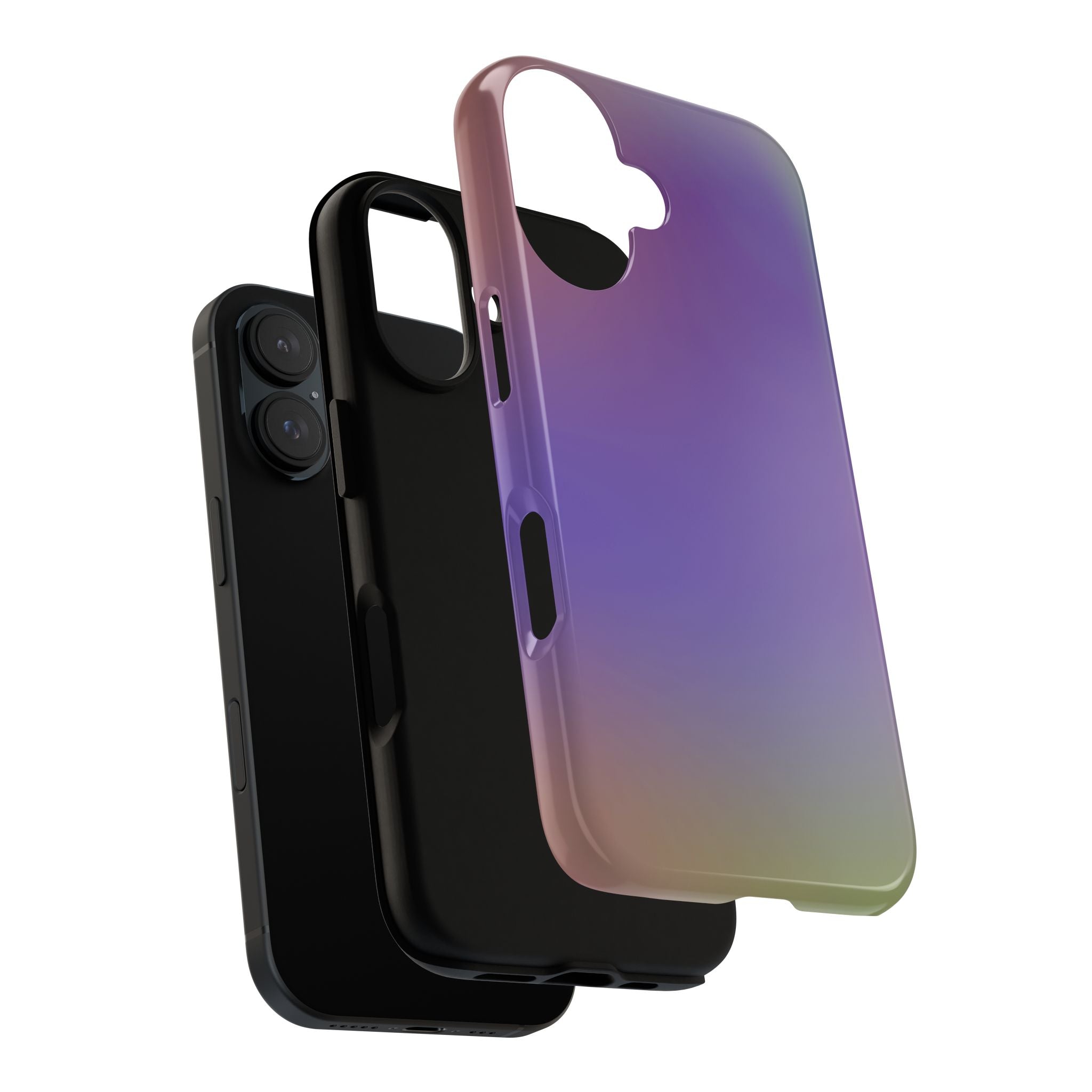 Colorful Phone Case, Tough Phone Cover, Gradient Design Case, Stylish Mobile Accessories, Unique Gift for Her