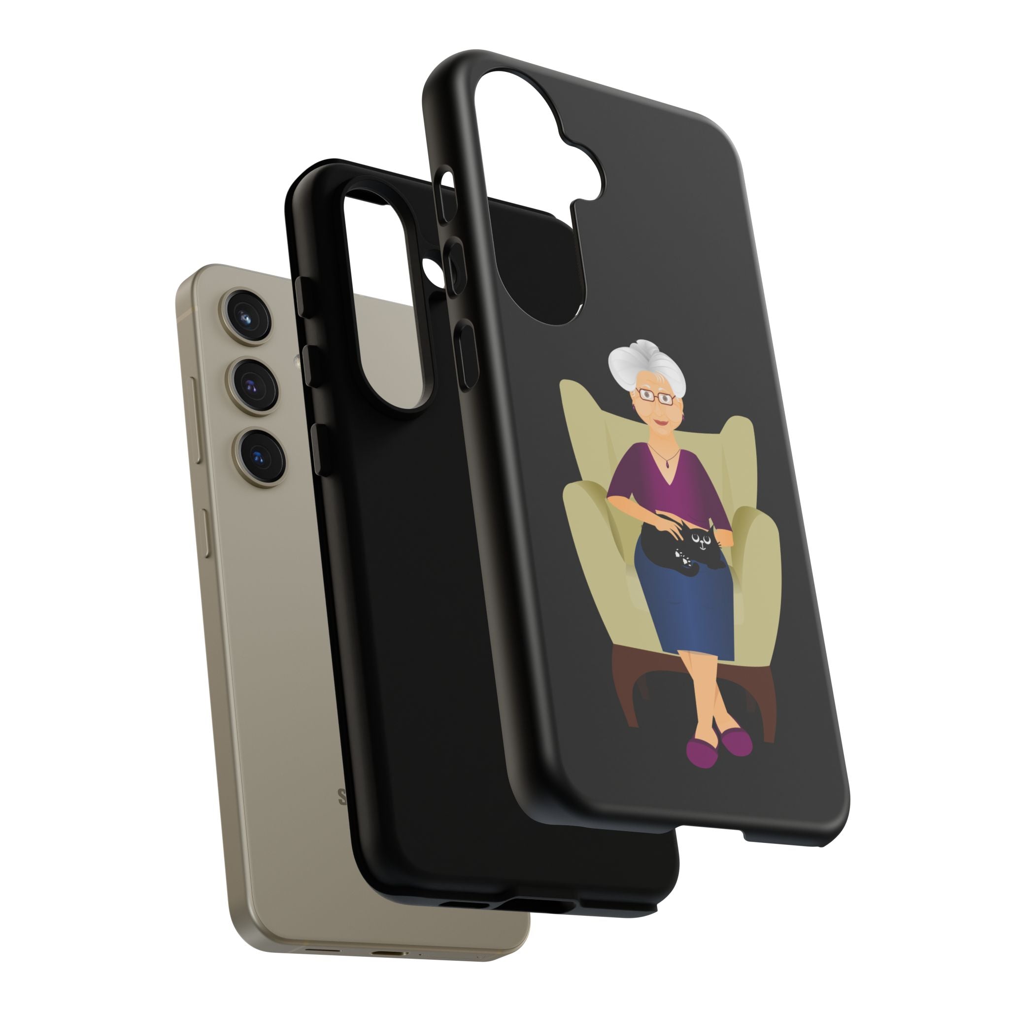 Grandma Phone Case, Tough Phone Cover for Grandparents, Durable Case for Seniors, Unique Gift for Grandmother, Personalized Tech Accessory