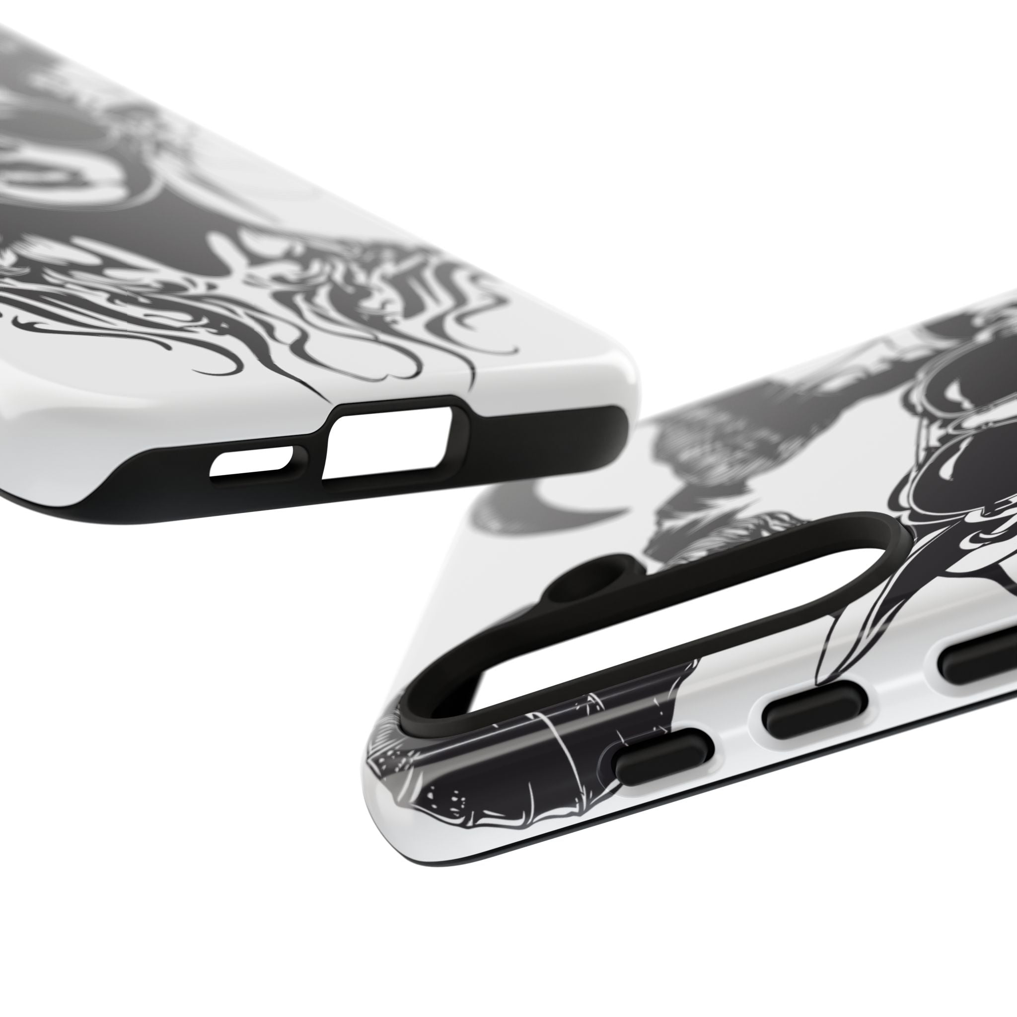 Tough Cases: Stylish Phone Case with Edgy Design, Protective Cover, Gift for Her, Trendy Accessories, Unique Art, Holiday Present