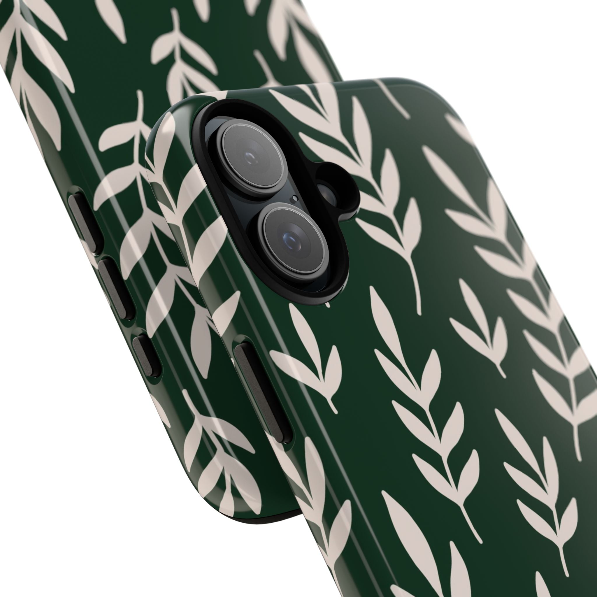 Leafy Phone Case, Tough Cases for Nature Lovers, Green Leaf Design, Eco-Friendly, Stylish Mobile Cover, Gift for Her