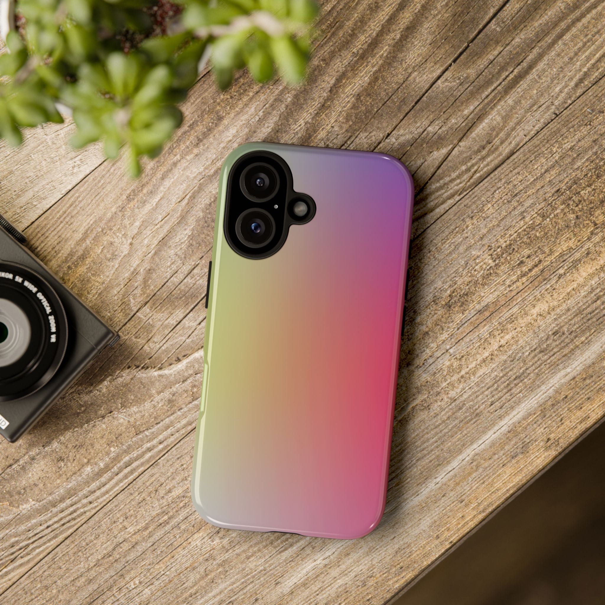 Gradient Phone Case, Tough Cases, Colorful Tech Accessory, Modern Phone Protection, Trendy Gift for Friends, Birthday, Holidays