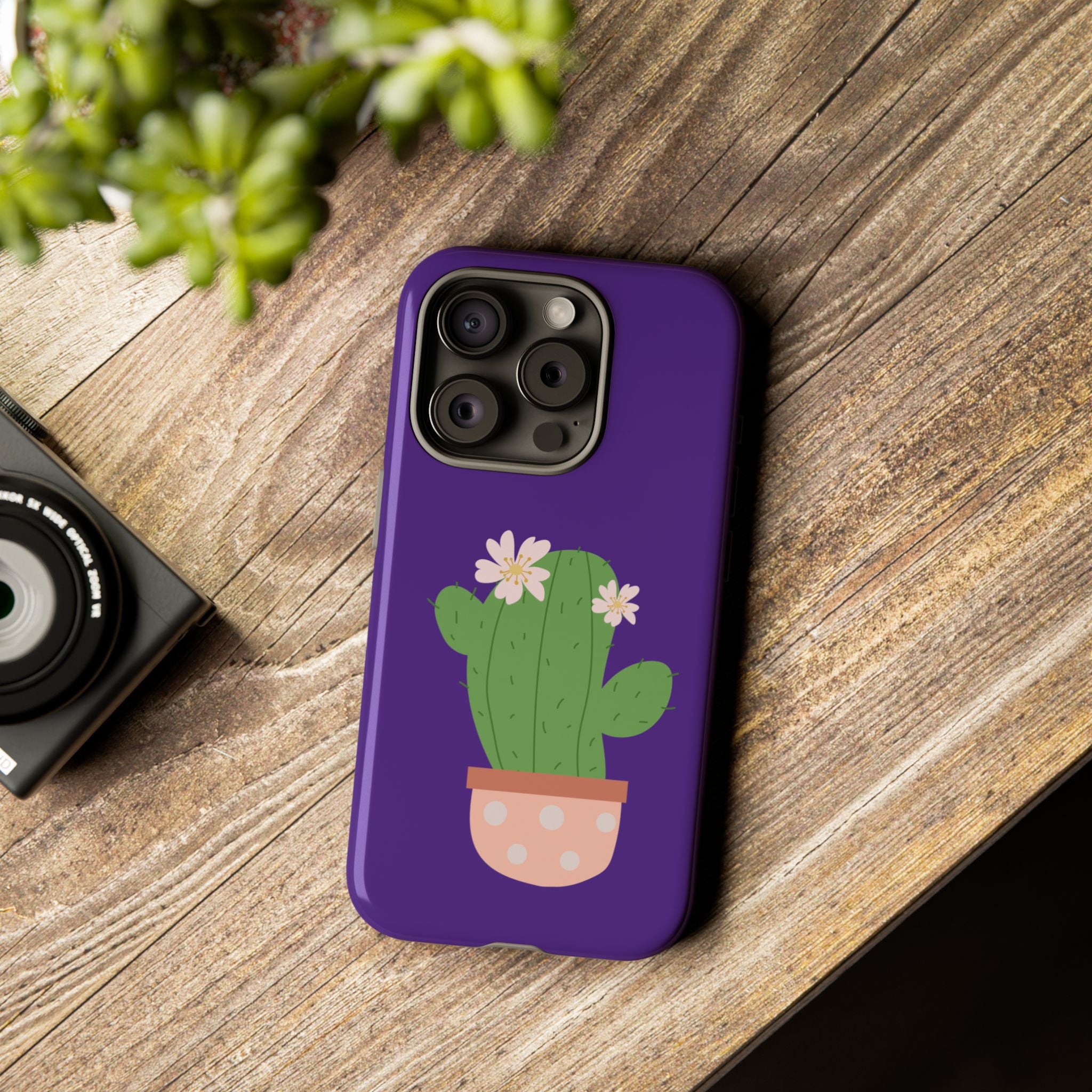 Cactus Phone Case, Tough Cases, Cute Floral, Trending Design, Unique Gift, Phone Accessories, Summer Vibe, Nature Lover