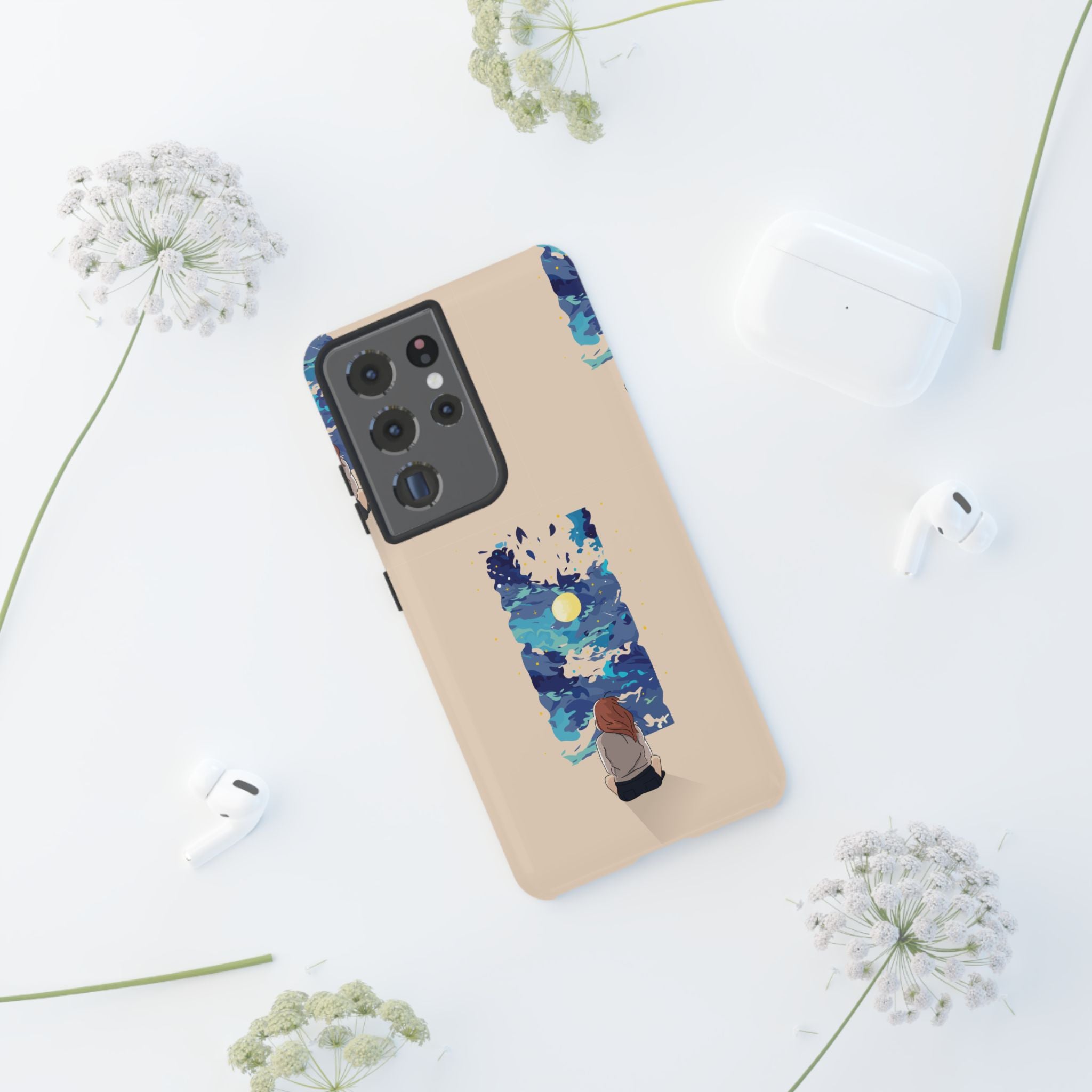 Artistic Phone Case – Expressive Protective Cover, Unique Gift for Her, Birthday Present, Eco-Friendly Mobile Accessory, Smartphone Case
