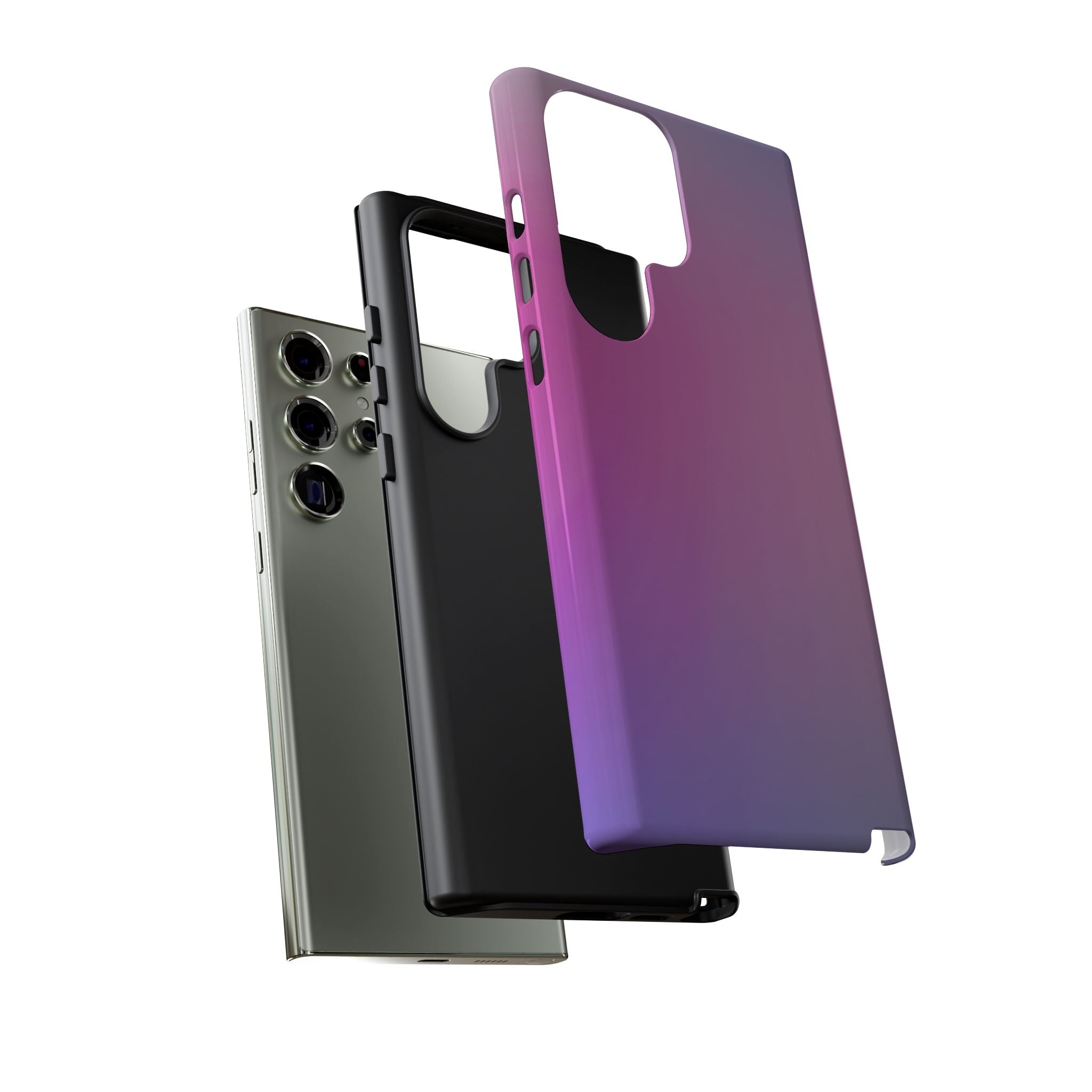 Stylish Phone Case, Tough Phone Cover, Gradient Phone Protector, Customizable Phone Shell, Durable Phone Accessory