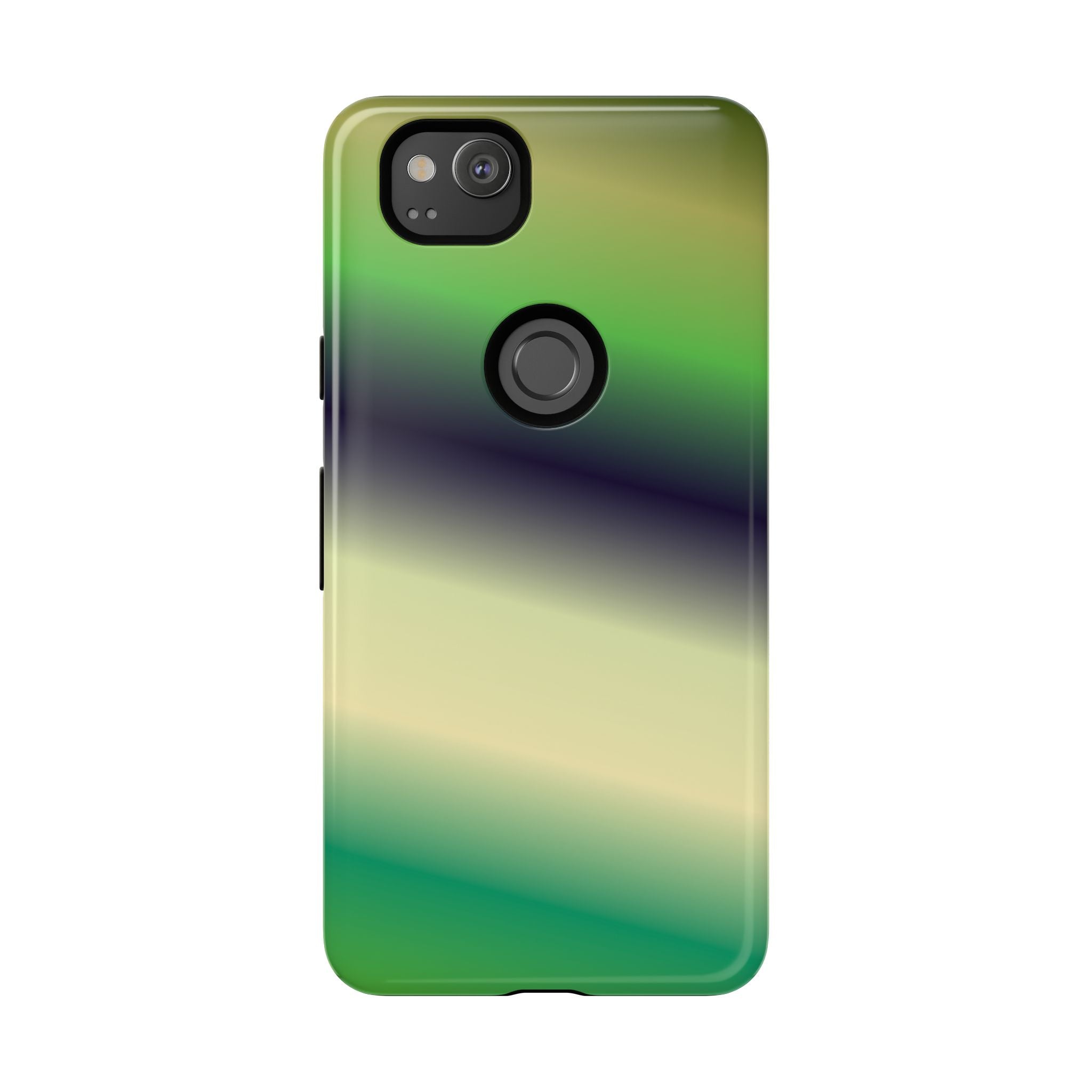 Gradient Phone Case - Tough Cases, Unique Cell Phone Cover, Stylish Tech Accessories, Green and Black Gradient, Perfect Gift