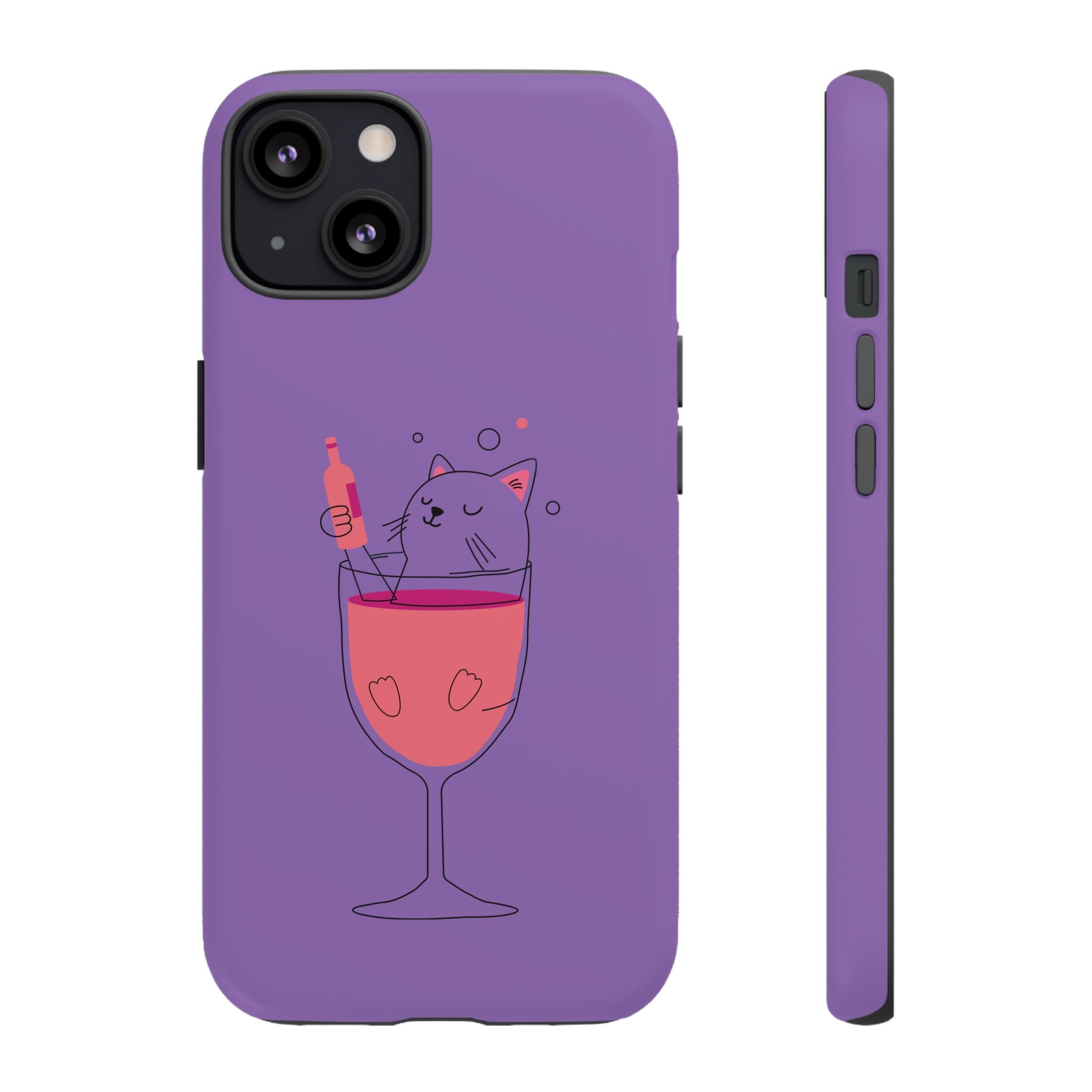 Cute Cat Phone Case, Fun Gift for Cat Lovers, Colorful Phone Cover, Pet Lover Accessory, Unique Cat Themed Case