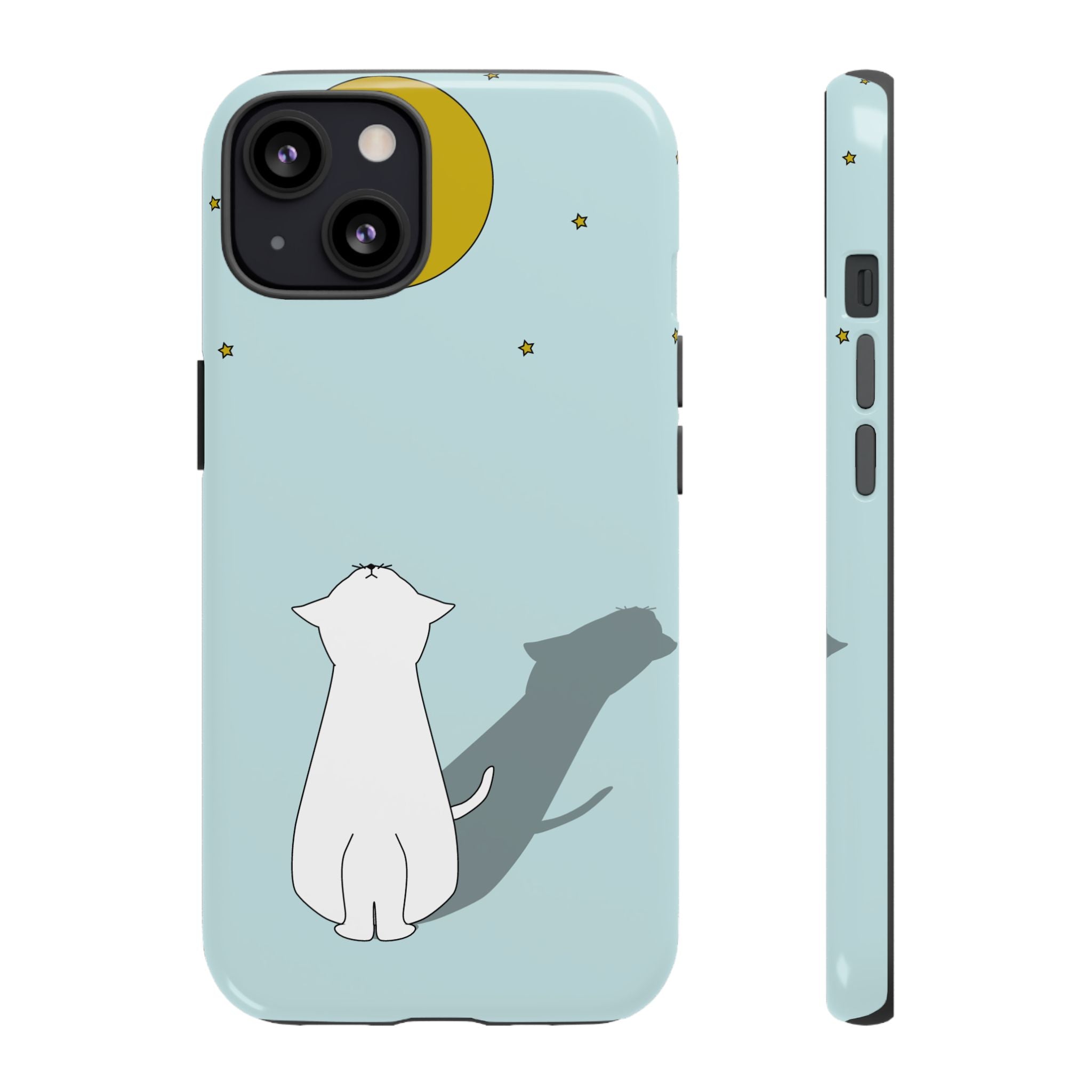 Cute Cat Phone Case, Tough Phone Cover, Pet Lover Gift, Unique Case, Animal Decor, Birthday Gift