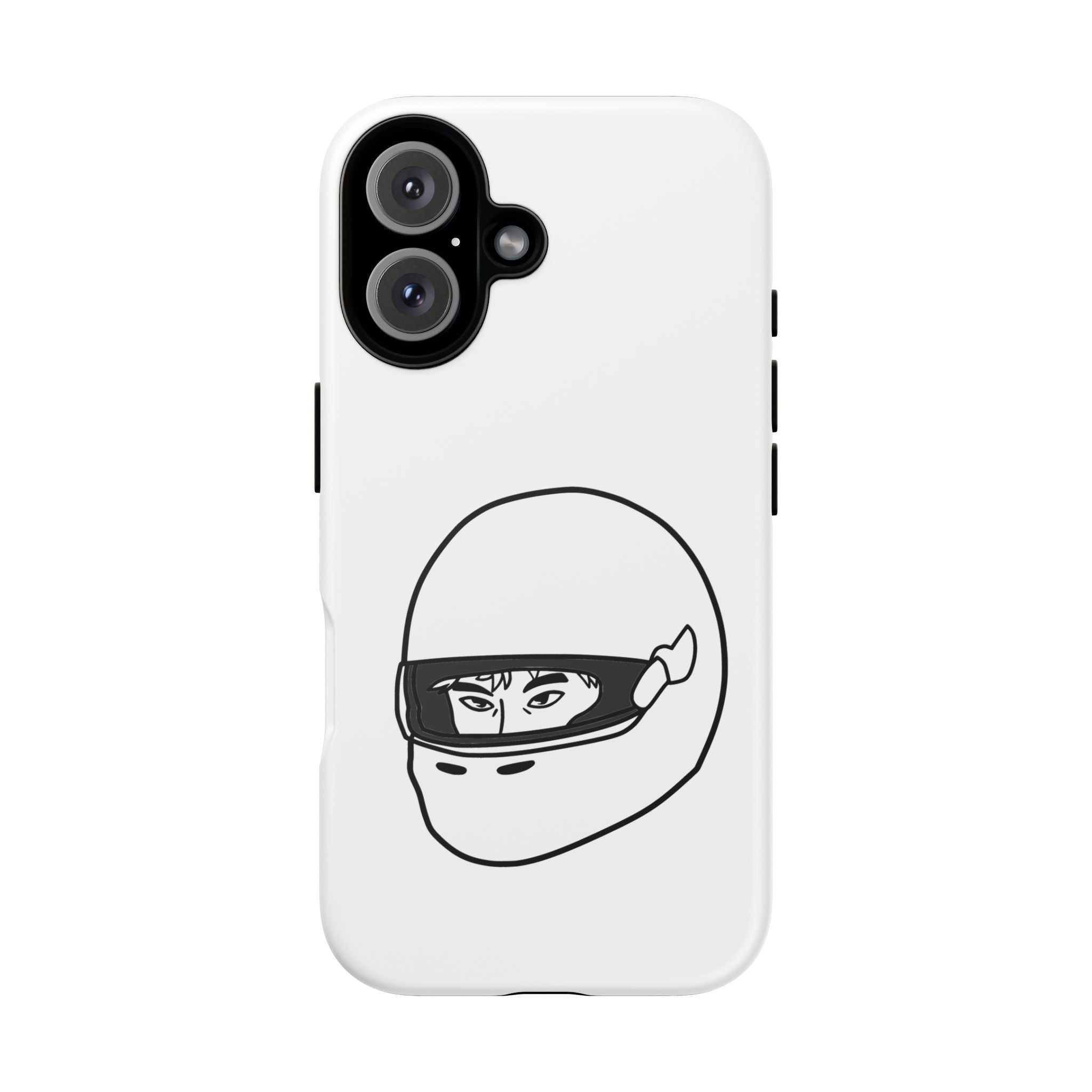 Stylish Phone Case with Racing Helmet Design | Tough Cases | Unique Gift, Motorcycle Enthusiast, Race Lover, Custom Accessory, Everyday Use