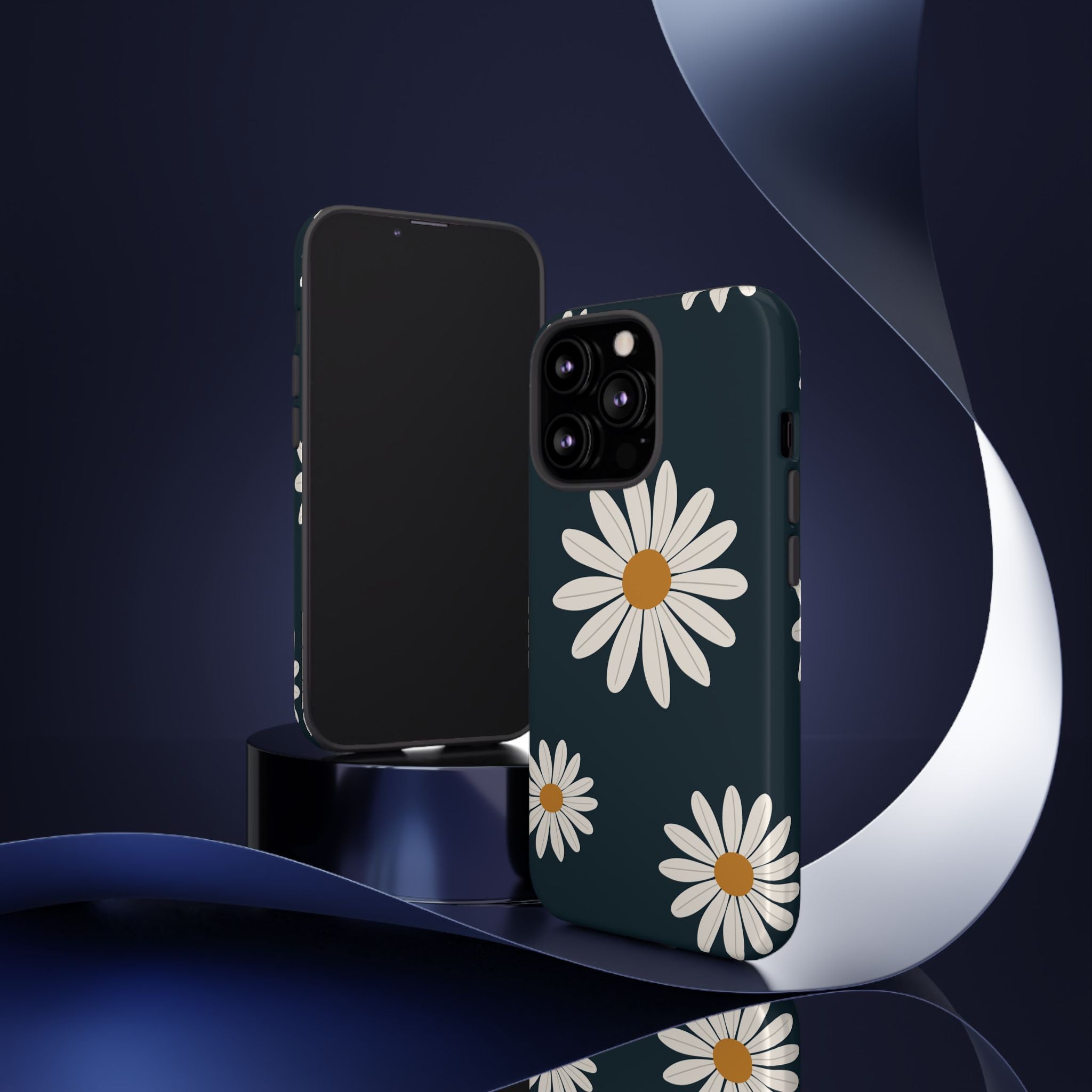 Daisy Phone Case, Floral Phone Cover, Tough Phone Case, Gift for Flower Lovers, Smartphone Accessory, Spring Design
