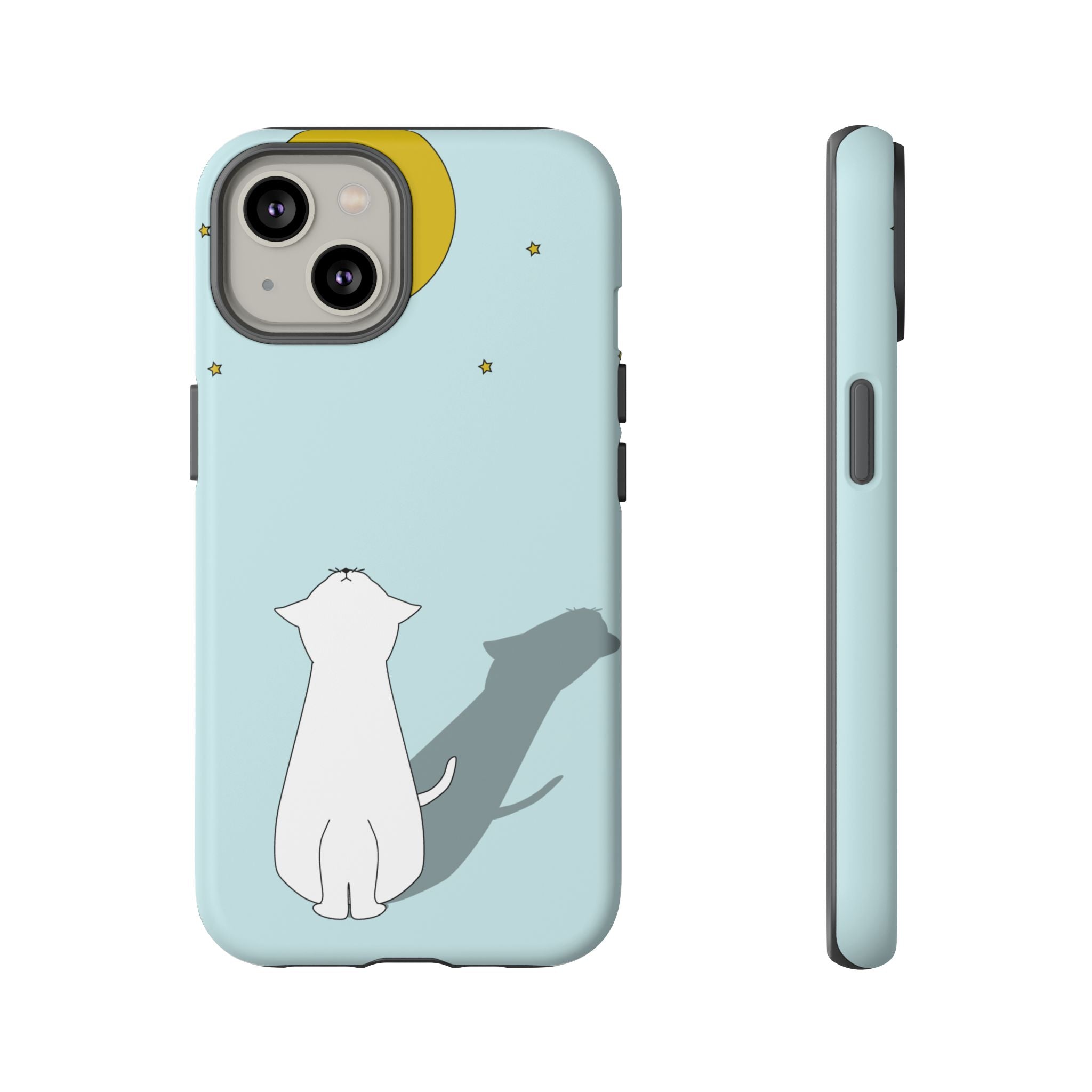 Cute Cat Phone Case, Tough Phone Cover, Pet Lover Gift, Unique Case, Animal Decor, Birthday Gift