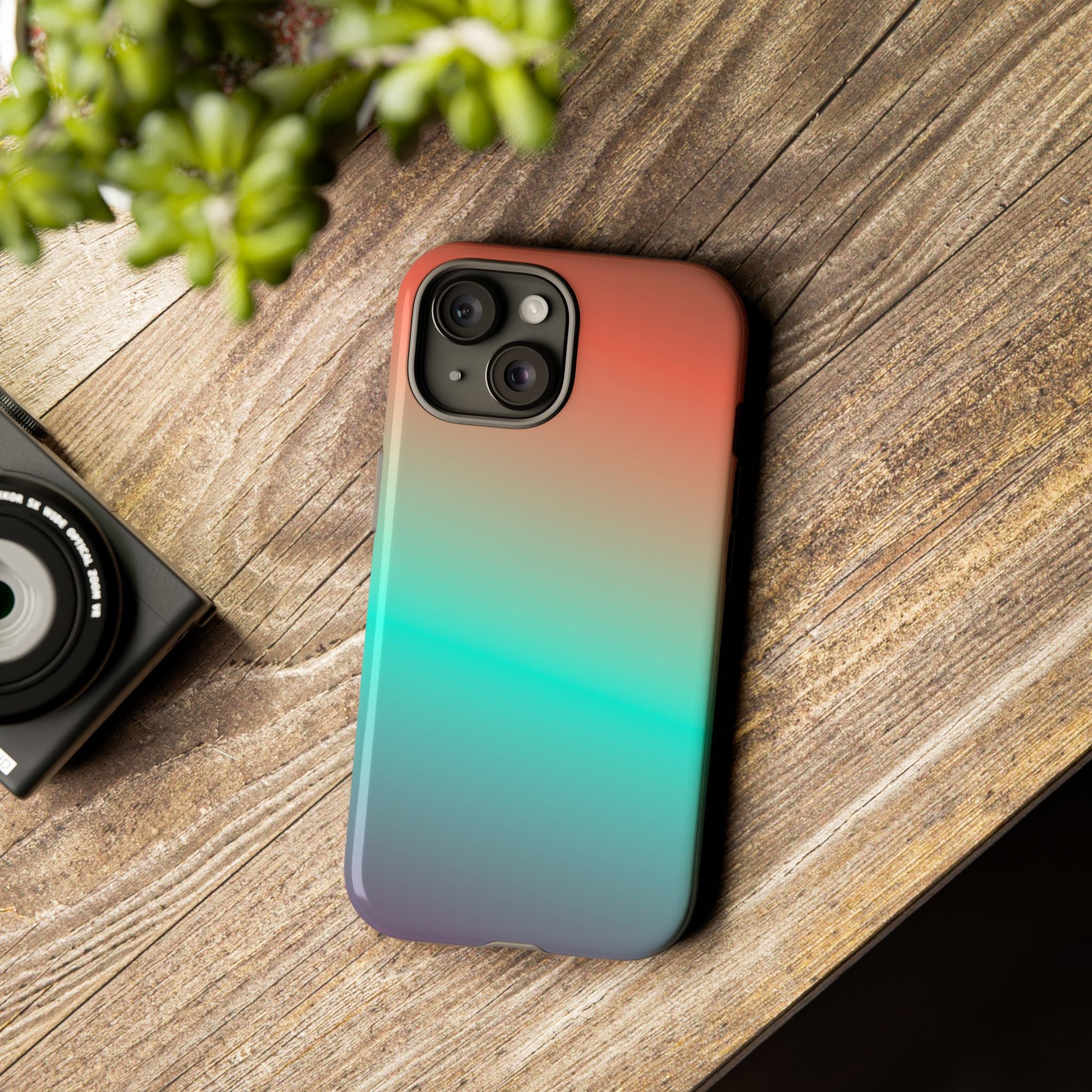 Gradient Phone Case, Tough Cases for Protection, Stylish iPhone Cover, Trendy Mobile Accessory, Perfect Gift for Tech Lovers