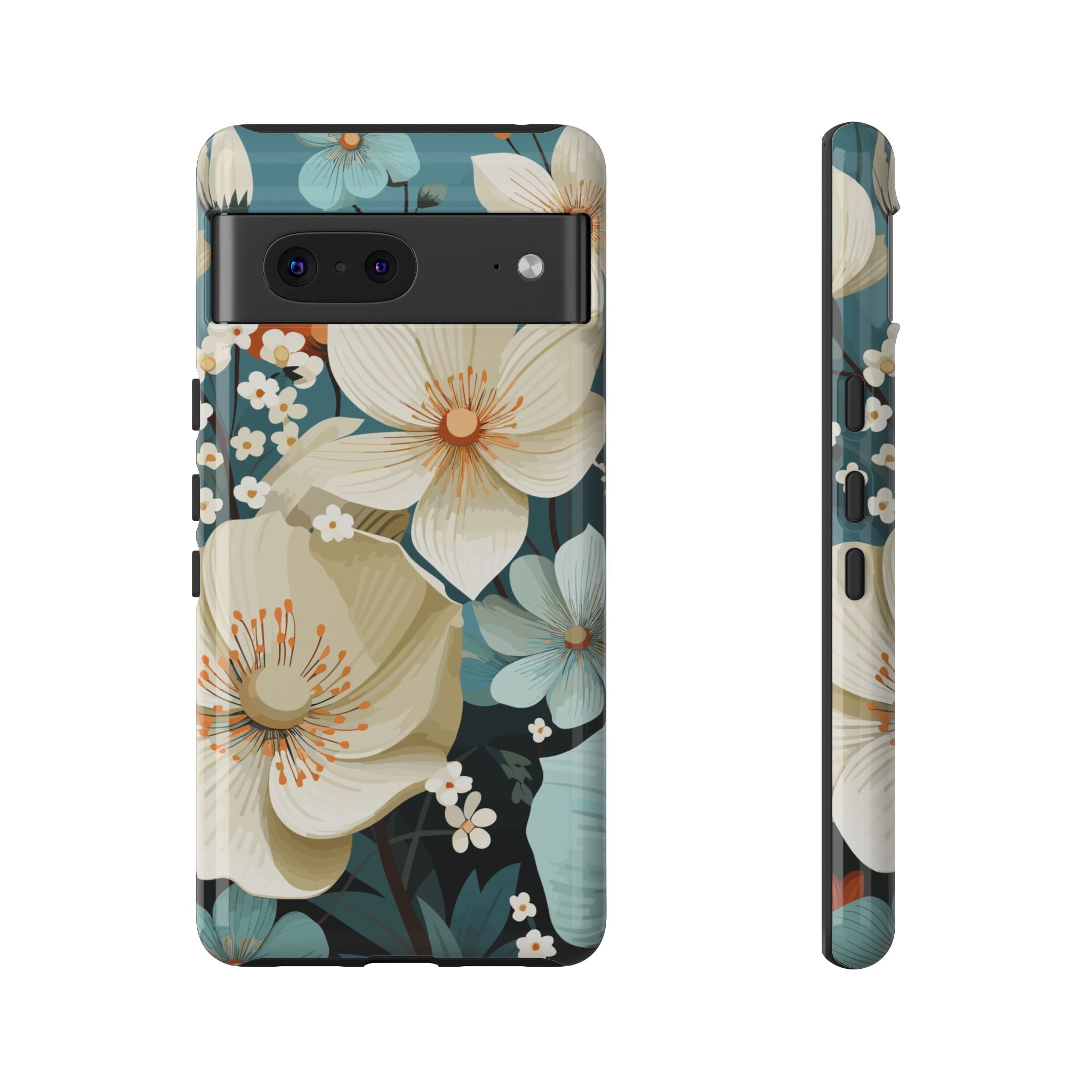 Floral Phone Case, Stylish Tough Cases with Botanical Design, Flower Print Phone Cover, Gifts for Nature Lovers, Eco-Friendly Mobile Cover