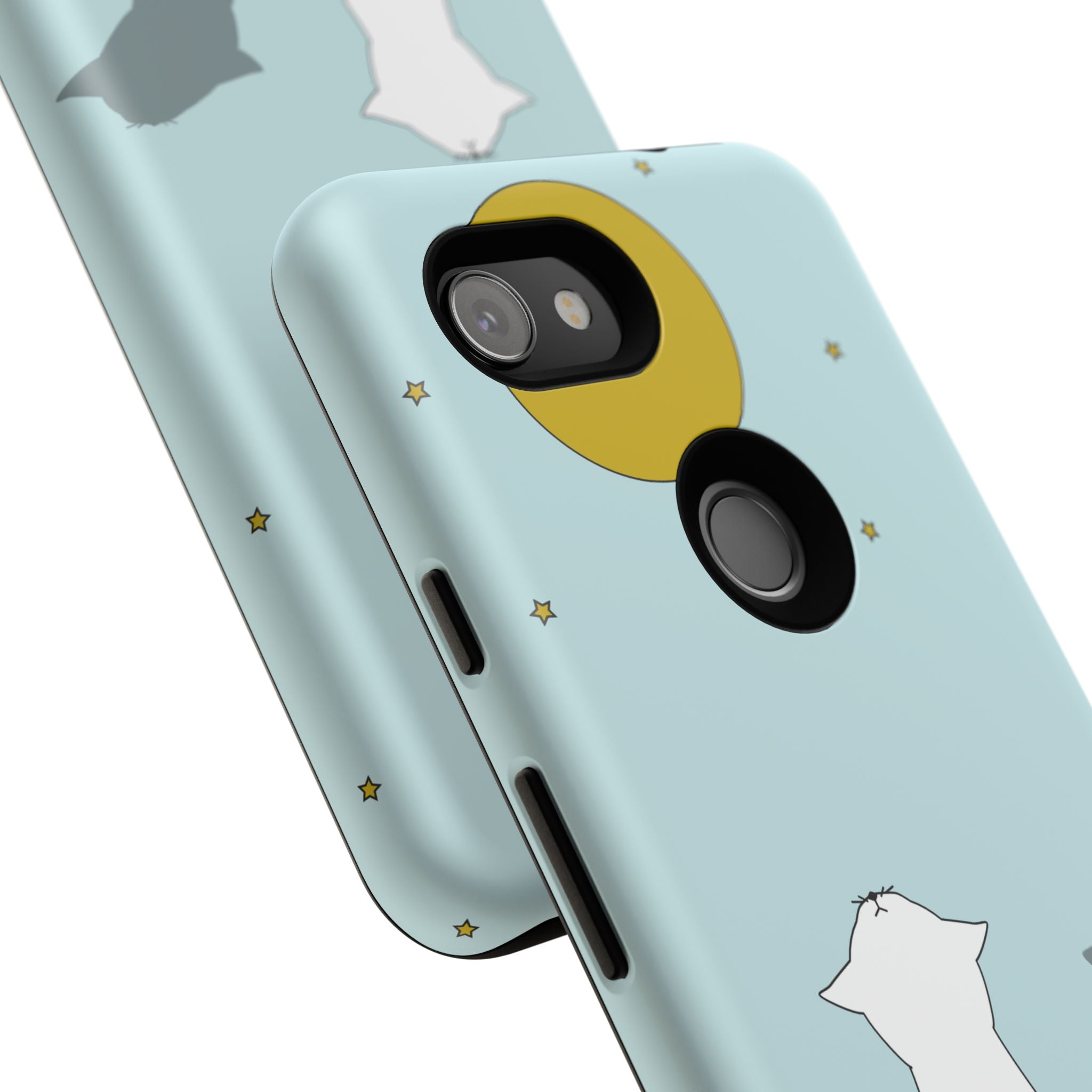 Cute Cat Phone Case, Tough Phone Cover, Pet Lover Gift, Unique Case, Animal Decor, Birthday Gift