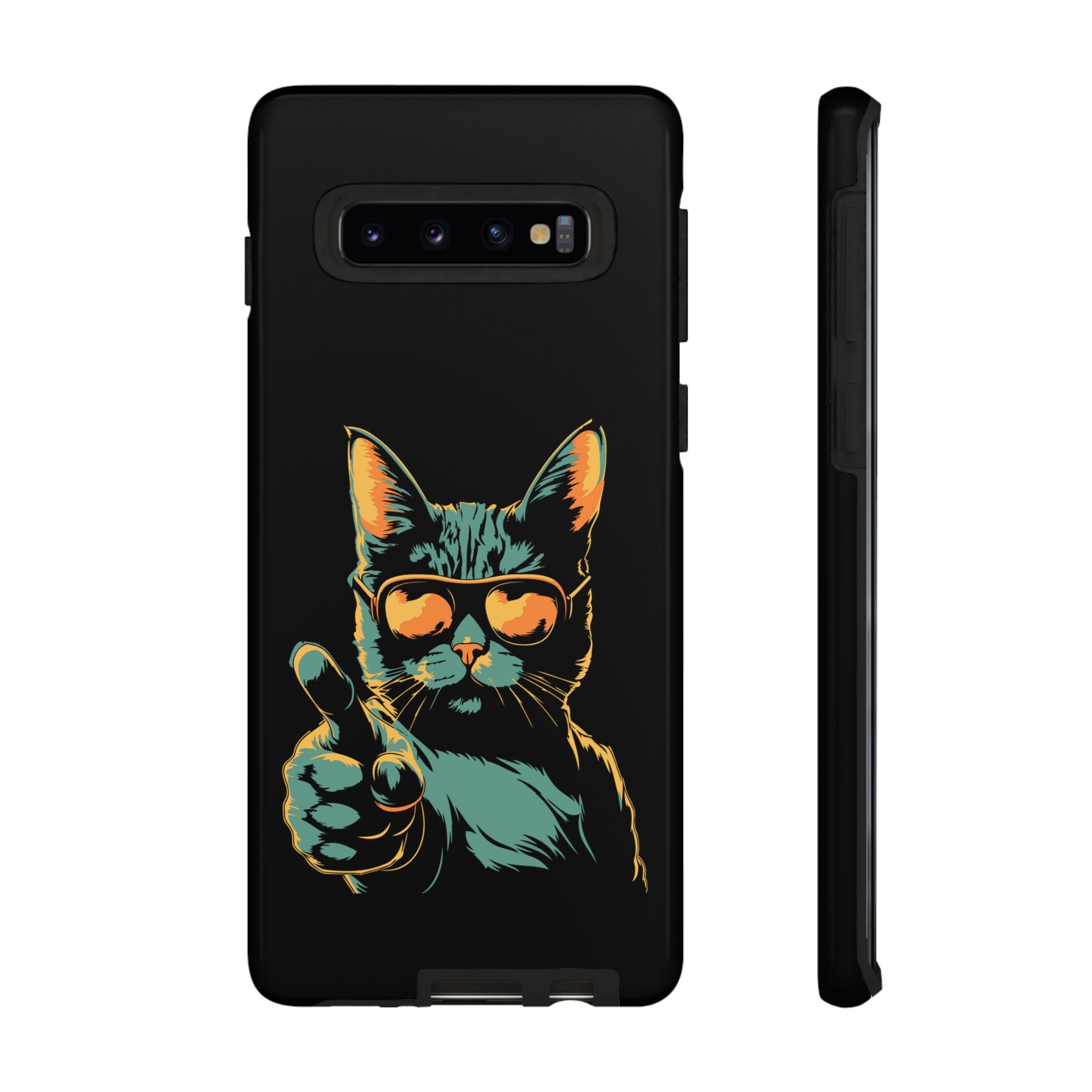 Cool Cat Phone Case, Stylish Phone Cover, Pet Lover Gift, Cute Cat Design, Fun Cat Accessories