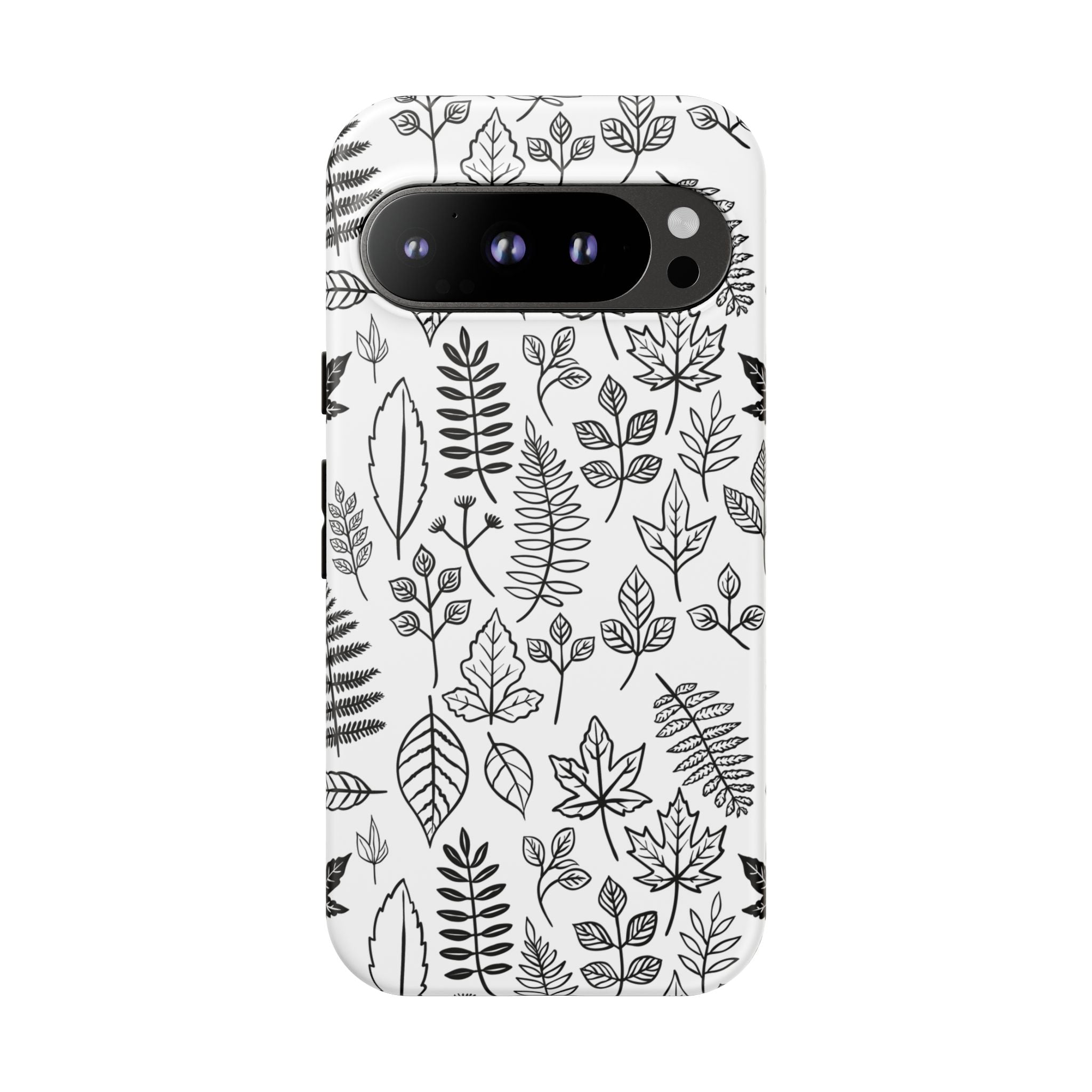 Stylish Phone Case for Nature Lovers, Botanical Design, Gift for Her, Fall Accessories, Customizable Tech Gear