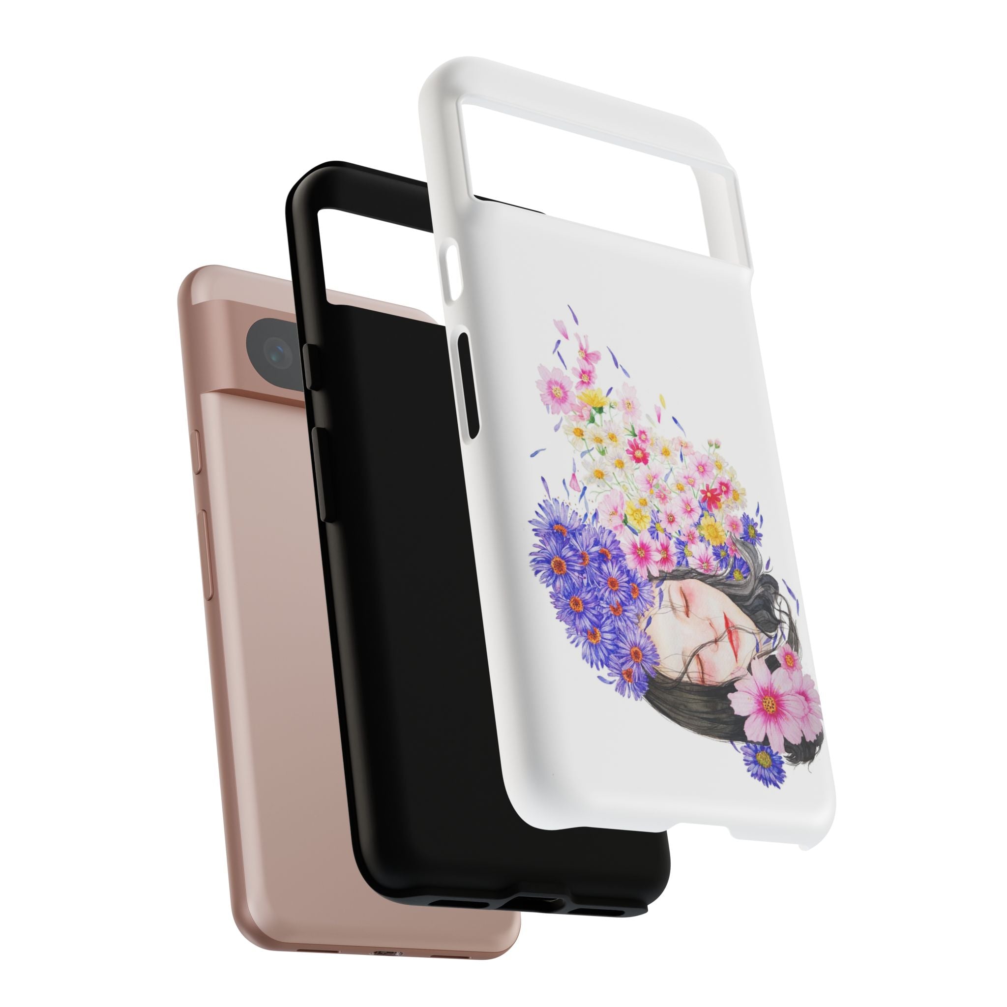 Floral Phone Case | Tough Cases | Cute Floral Design, Gift for Her, Spring Accessory, Mother's Day Gift, Stylish Protection