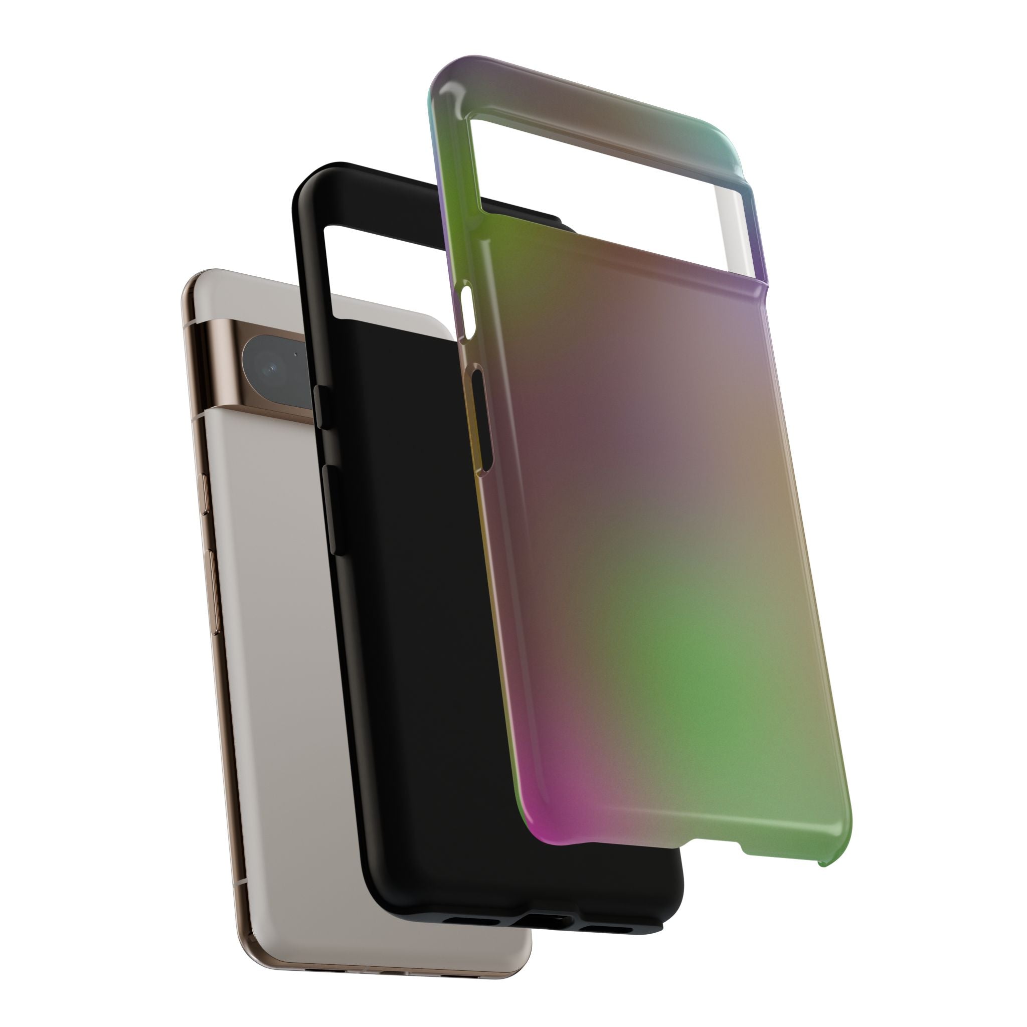 Colorful Gradient Phone Case, Tough Cases for Protection, Stylish Mobile Cover, Unique Gift, Modern Tech Accessory