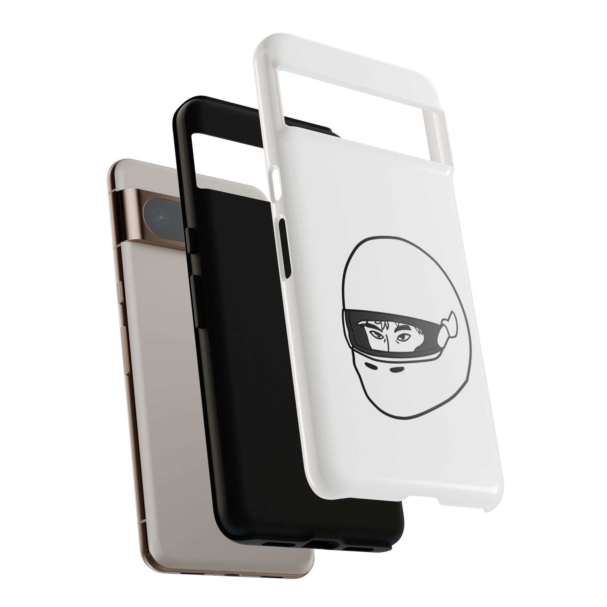 Stylish Phone Case with Racing Helmet Design | Tough Cases | Unique Gift, Motorcycle Enthusiast, Race Lover, Custom Accessory, Everyday Use