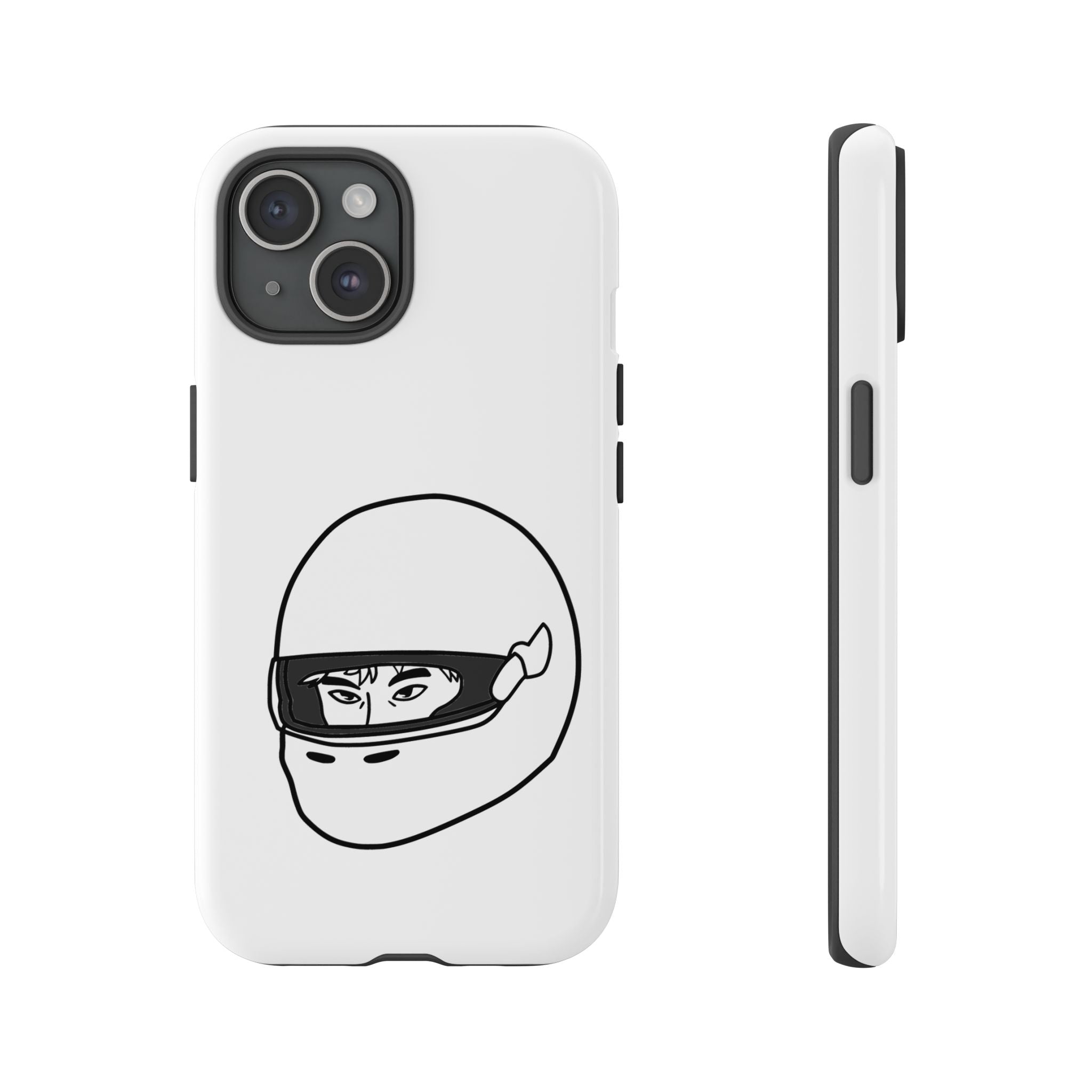 Stylish Phone Case with Racing Helmet Design | Tough Cases | Unique Gift, Motorcycle Enthusiast, Race Lover, Custom Accessory, Everyday Use