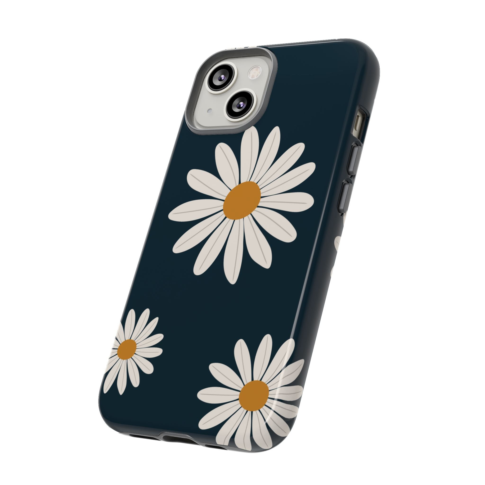 Daisy Phone Case, Floral Phone Cover, Tough Phone Case, Gift for Flower Lovers, Smartphone Accessory, Spring Design