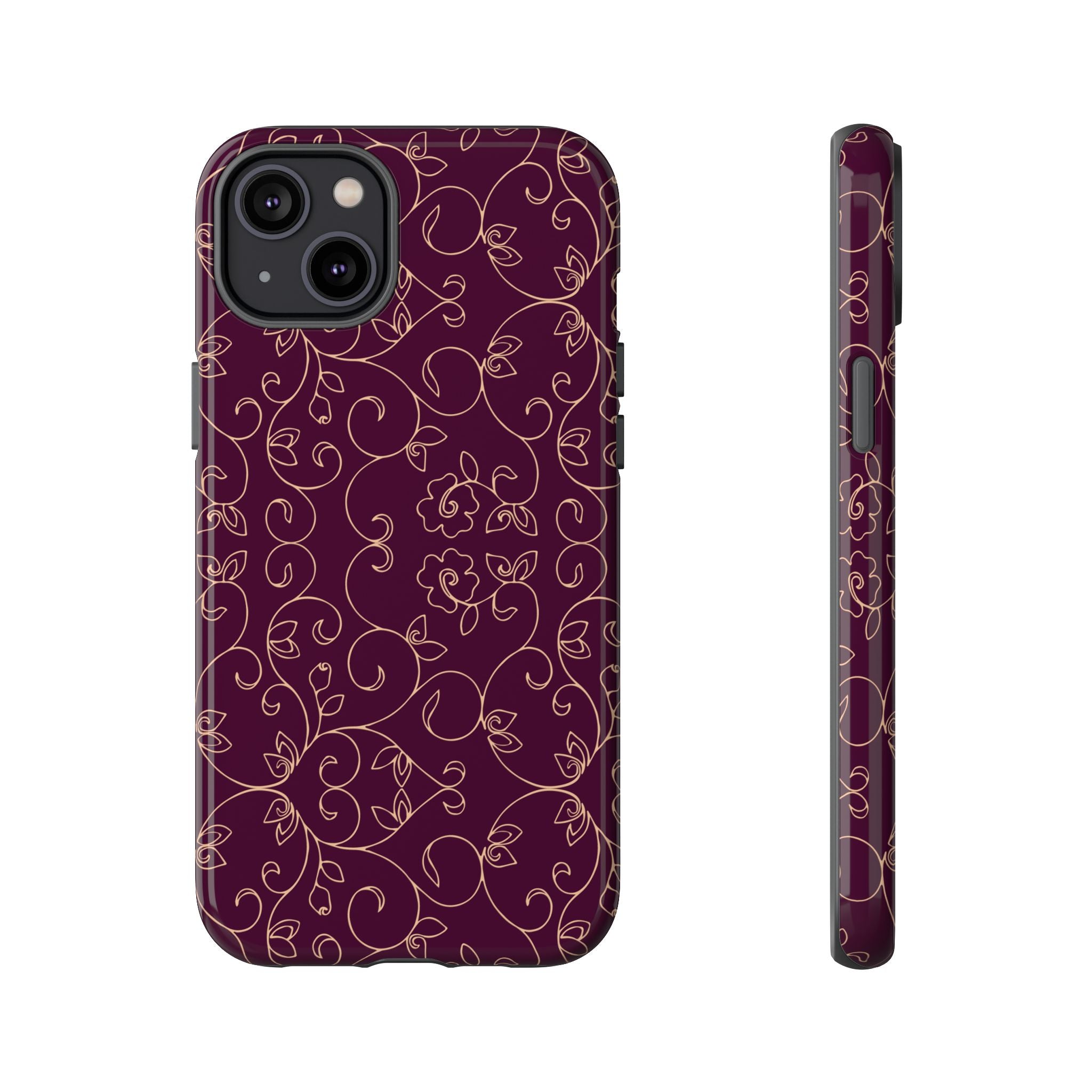 Elegant Floral Phone Case | Durable Mobile Cover, Gift for Her, Floral Design, Stylish Accessory, Phone Protection