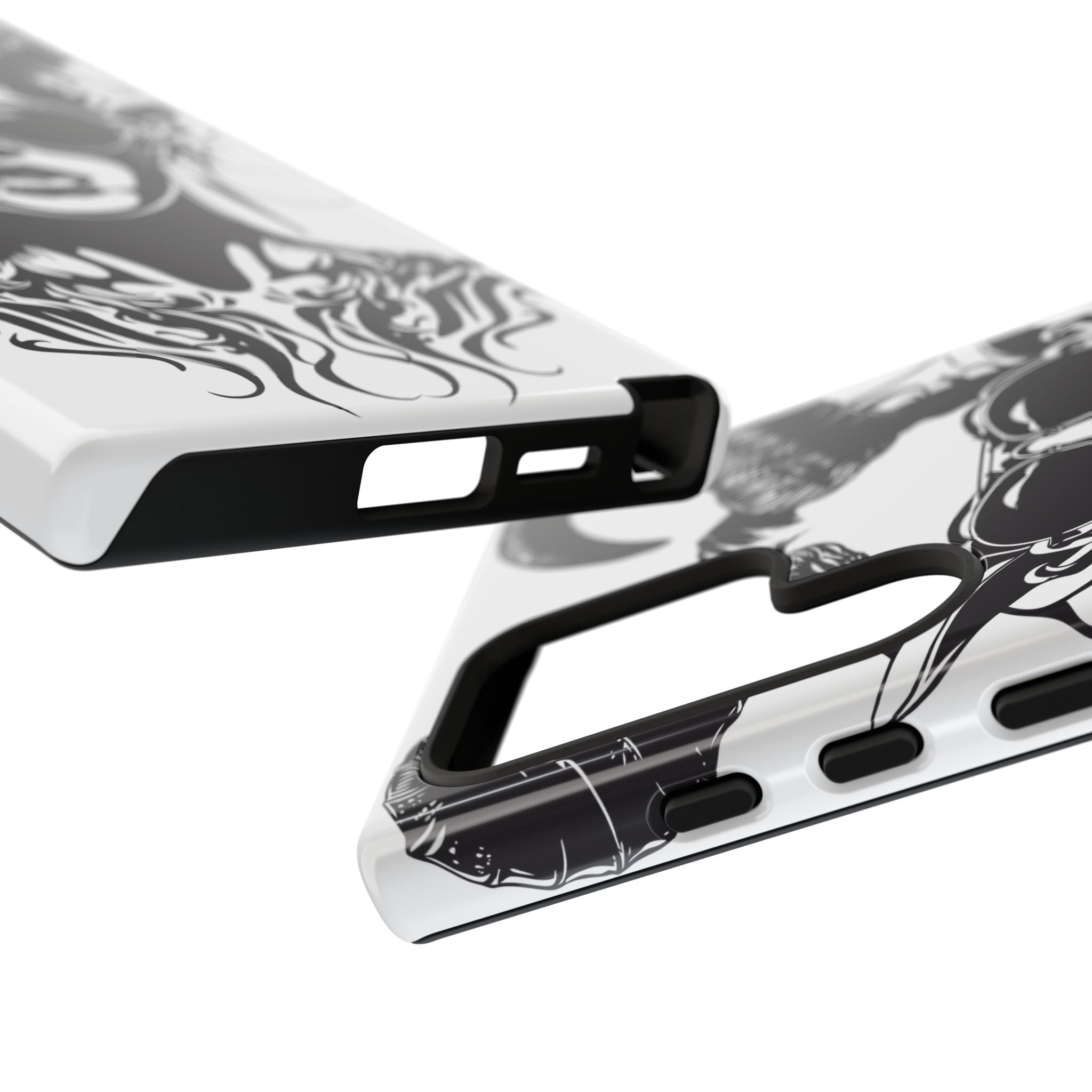 Tough Cases: Stylish Phone Case with Edgy Design, Protective Cover, Gift for Her, Trendy Accessories, Unique Art, Holiday Present