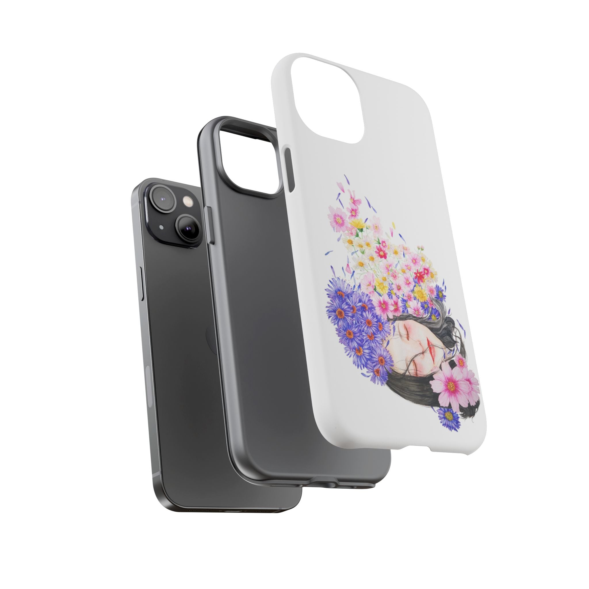 Floral Phone Case | Tough Cases | Cute Floral Design, Gift for Her, Spring Accessory, Mother's Day Gift, Stylish Protection