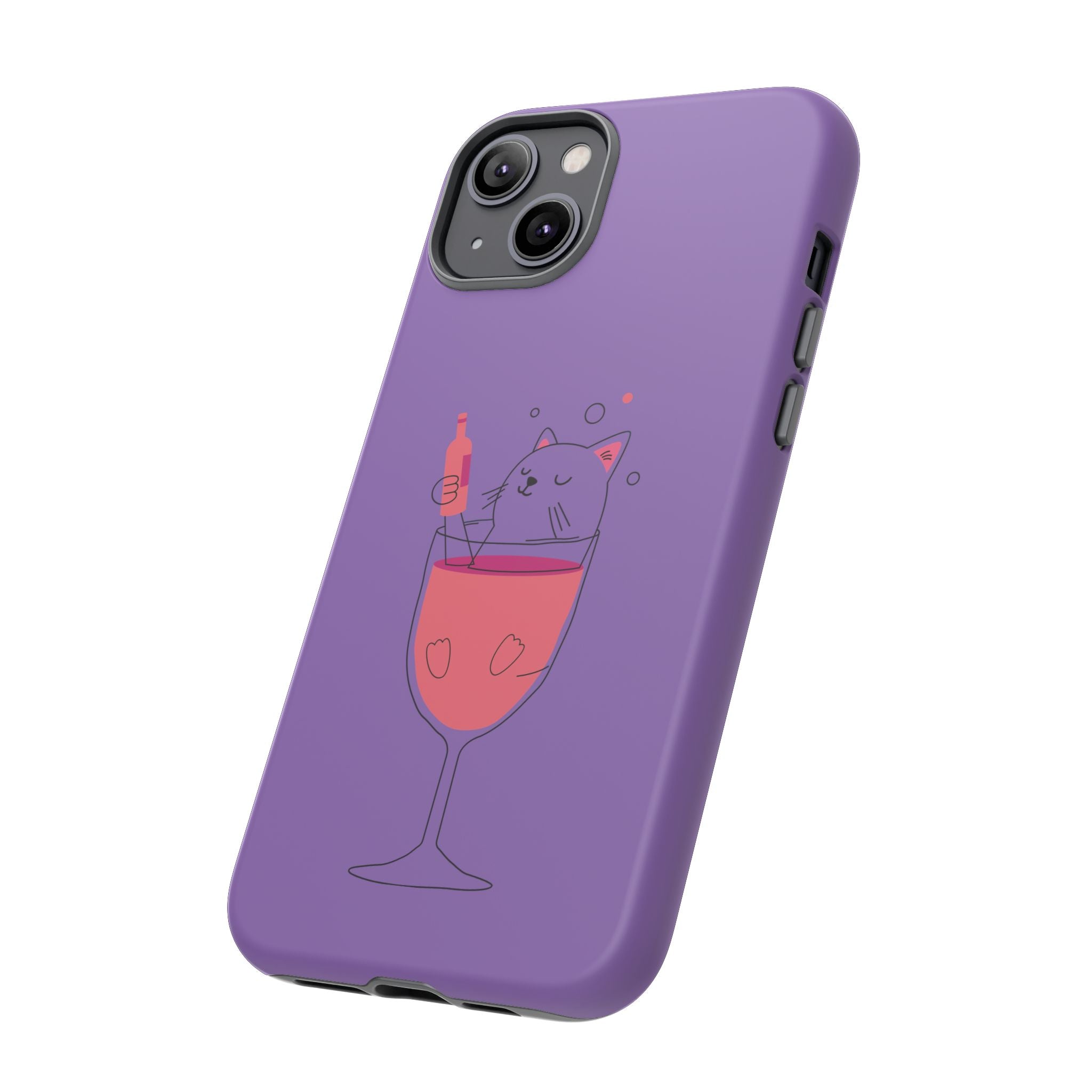 Cute Cat Phone Case, Fun Gift for Cat Lovers, Colorful Phone Cover, Pet Lover Accessory, Unique Cat Themed Case