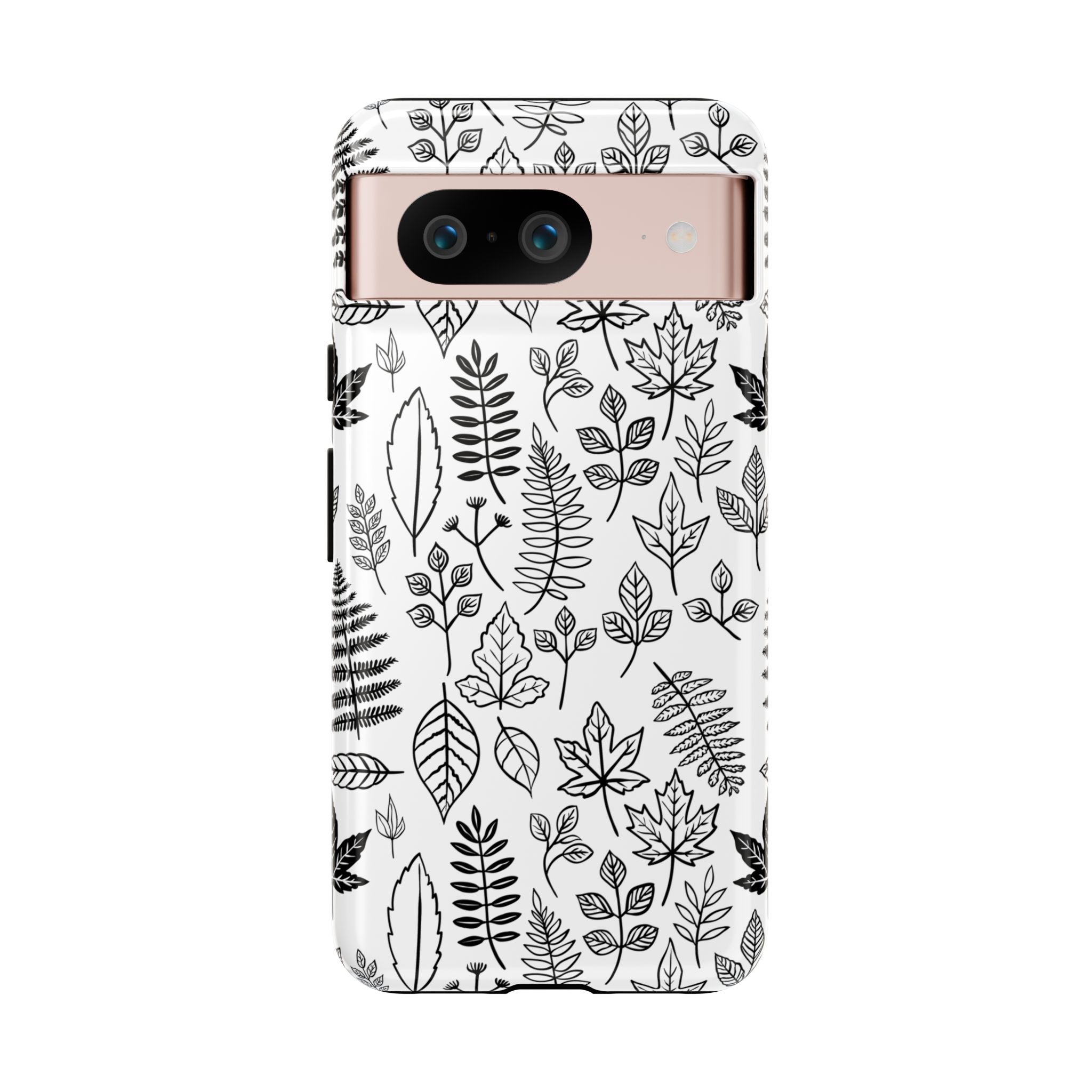 Stylish Phone Case for Nature Lovers, Botanical Design, Gift for Her, Fall Accessories, Customizable Tech Gear