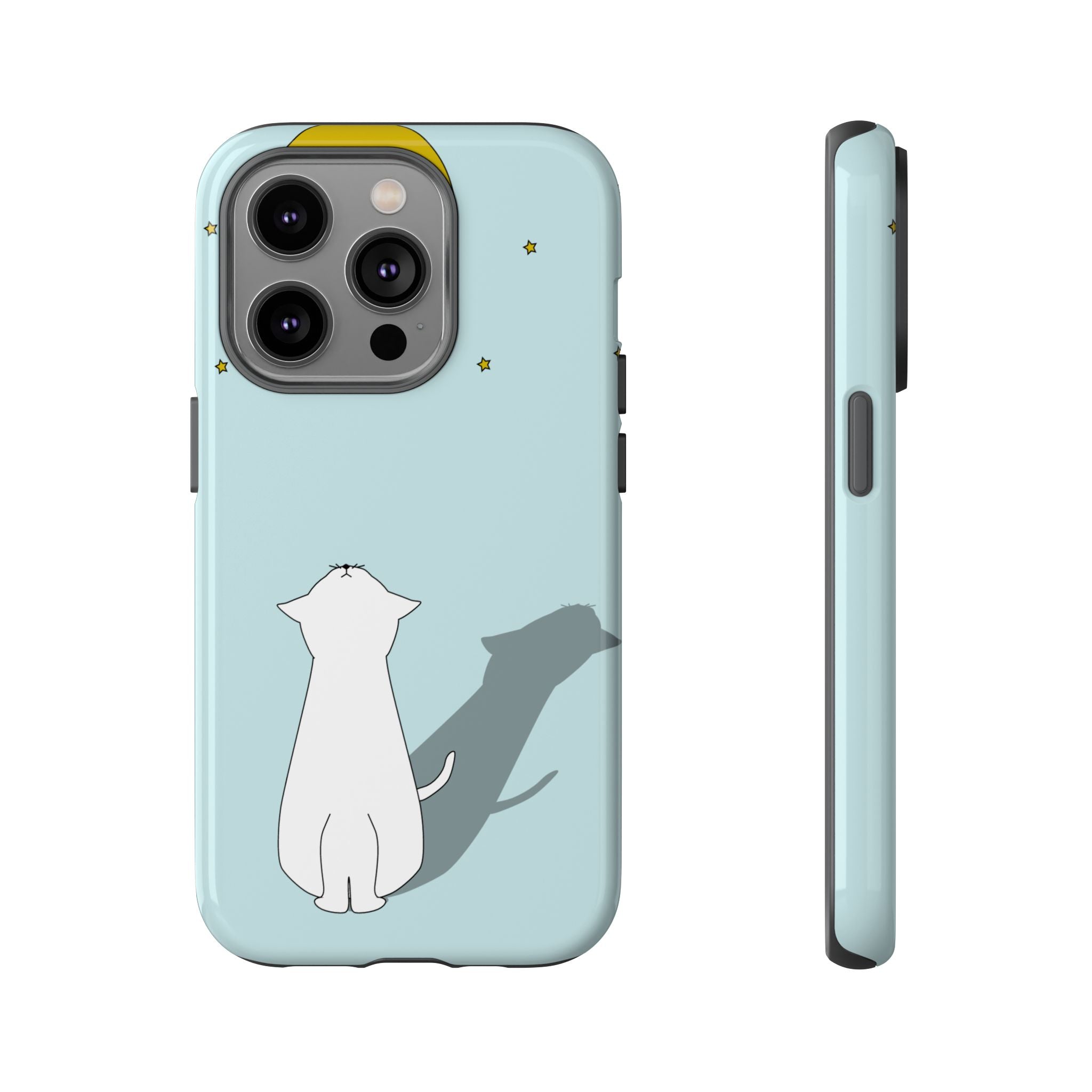 Cute Cat Phone Case, Tough Phone Cover, Pet Lover Gift, Unique Case, Animal Decor, Birthday Gift