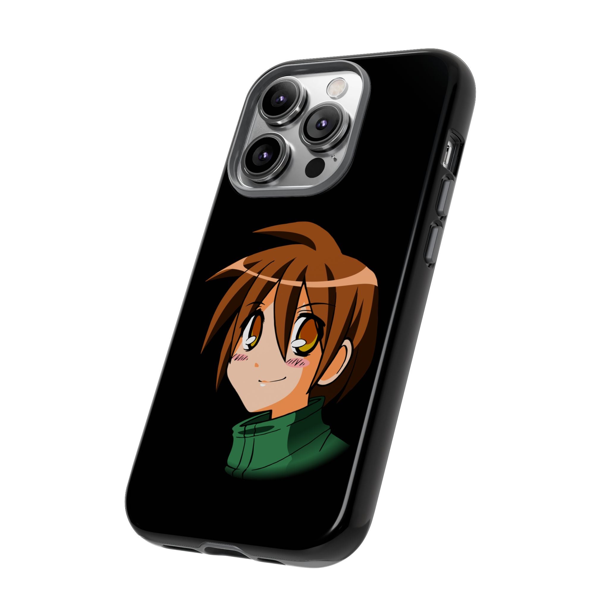 Anime Character Phone Case, Cute Phone Cover, Tough Cases for Teens, Customizable Gift, Geeky Accessories