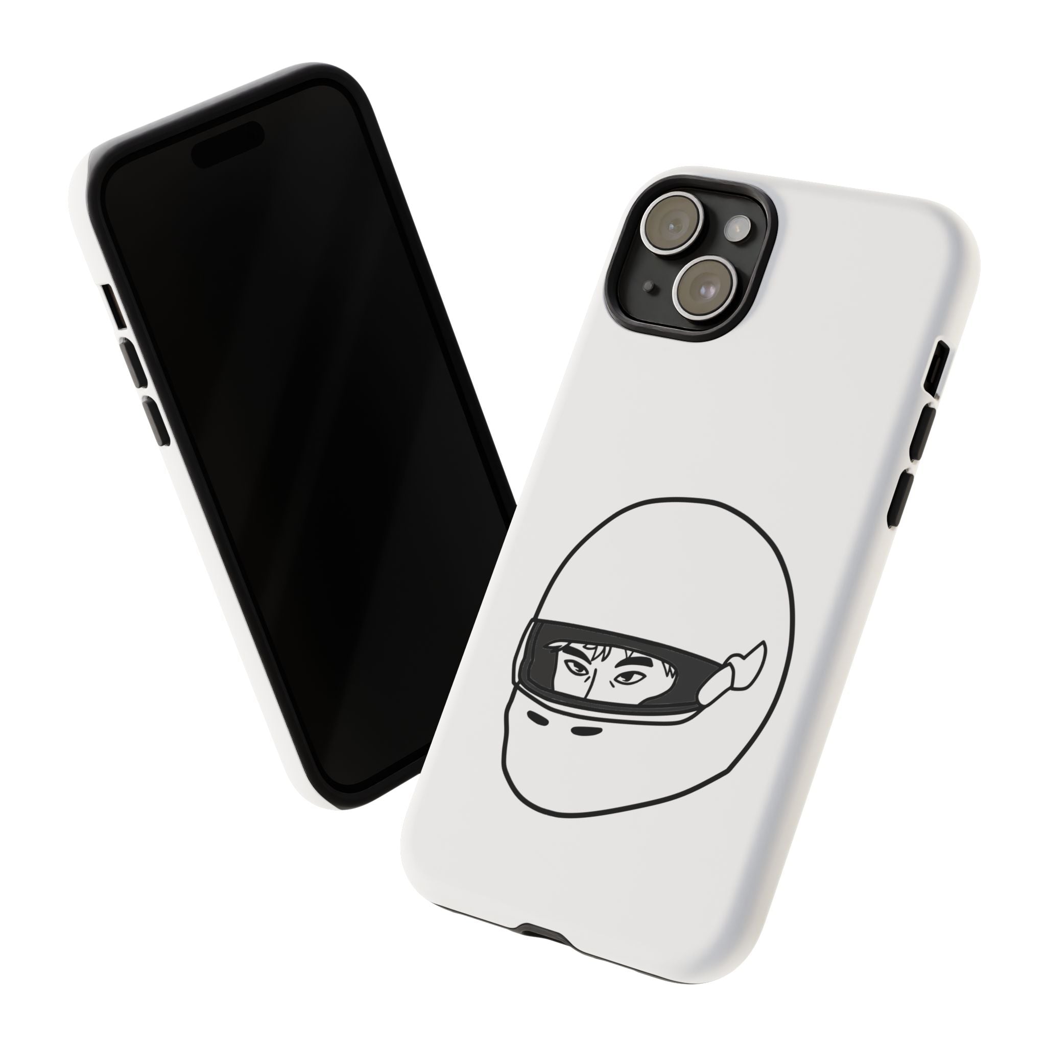 Stylish Phone Case with Racing Helmet Design | Tough Cases | Unique Gift, Motorcycle Enthusiast, Race Lover, Custom Accessory, Everyday Use