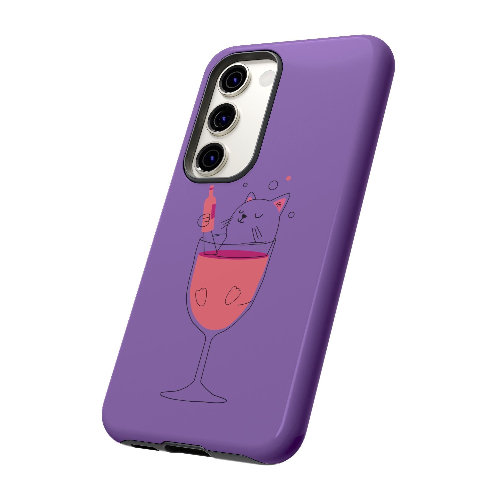 Cute Cat Phone Case, Fun Gift for Cat Lovers, Colorful Phone Cover, Pet Lover Accessory, Unique Cat Themed Case