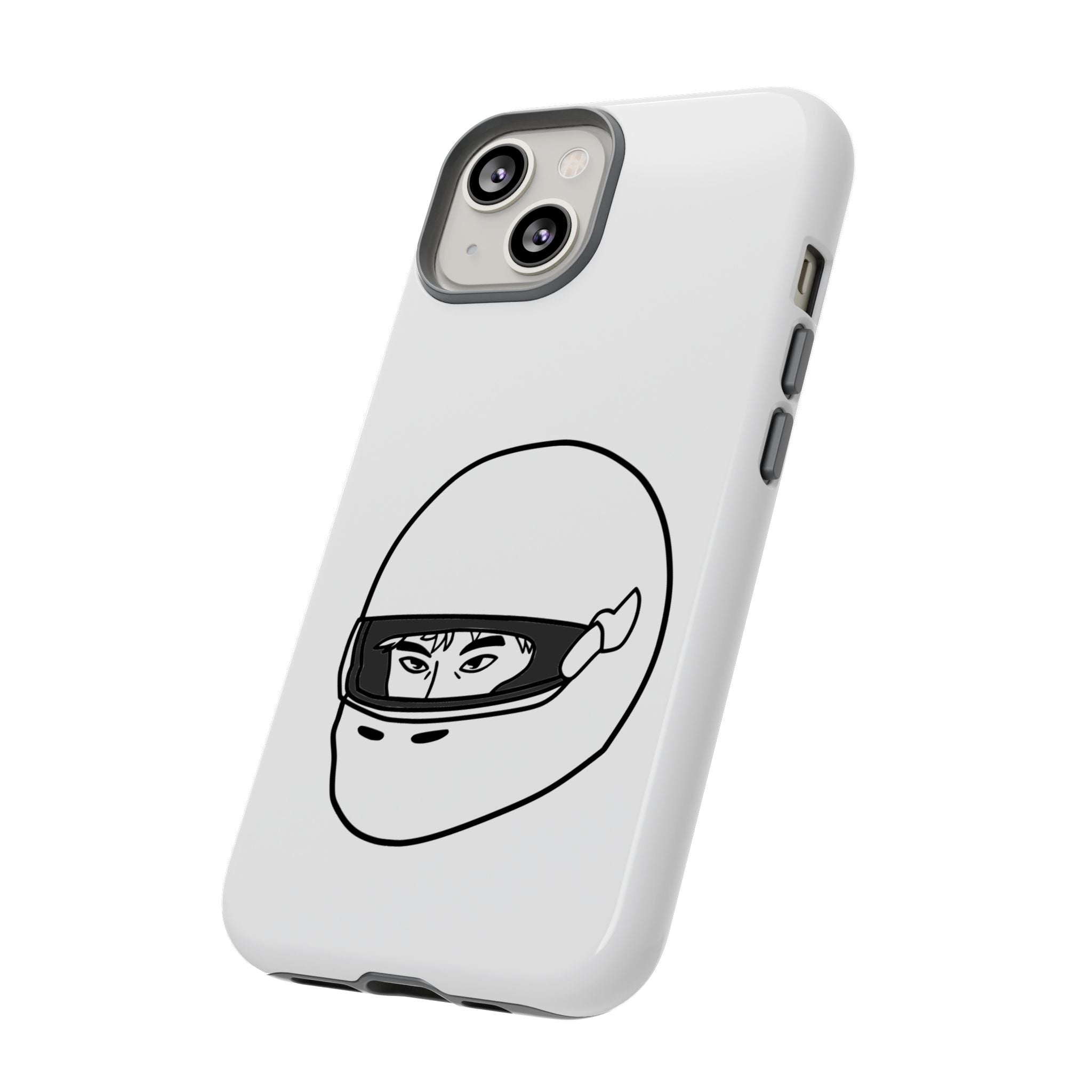 Stylish Phone Case with Racing Helmet Design | Tough Cases | Unique Gift, Motorcycle Enthusiast, Race Lover, Custom Accessory, Everyday Use
