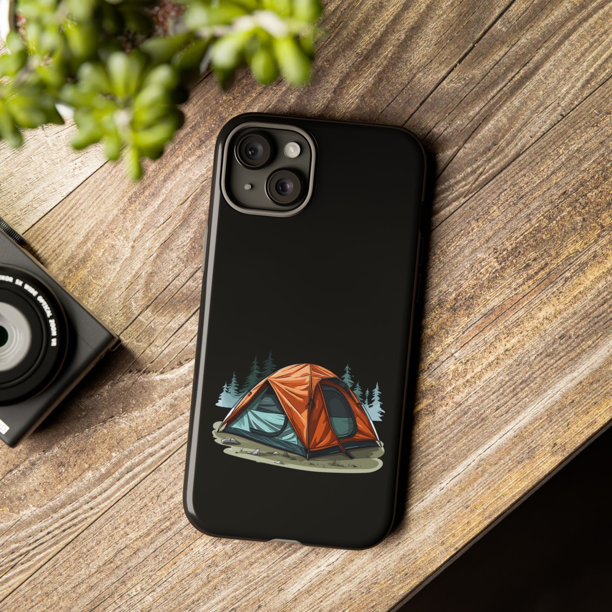 Camping Phone Case, Outdoor Adventure, Nature Lover Gift, Tough Cases, Hiking Accessory, Travel Gear, Camping Vibes