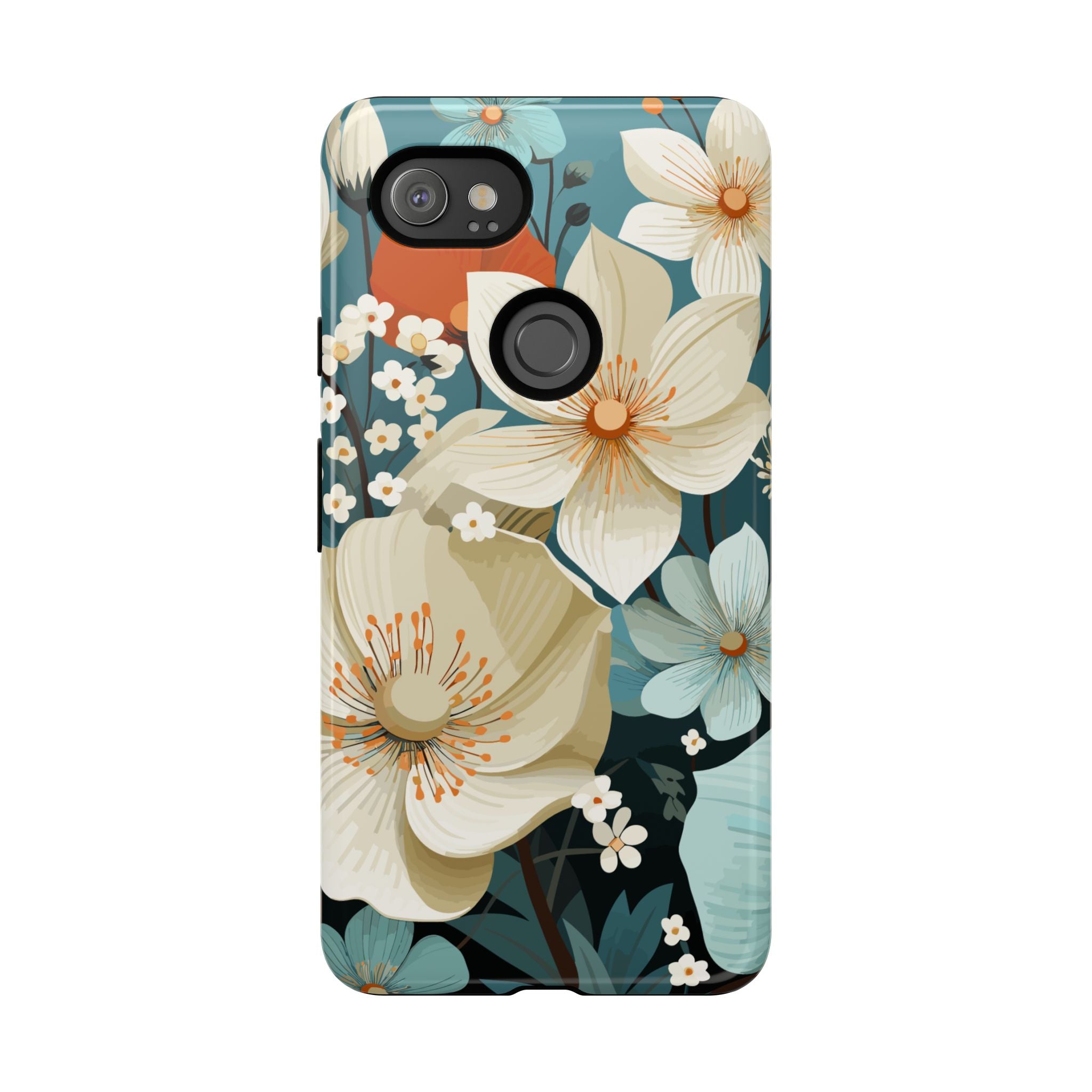 Floral Phone Case, Stylish Tough Cases with Botanical Design, Flower Print Phone Cover, Gifts for Nature Lovers, Eco-Friendly Mobile Cover