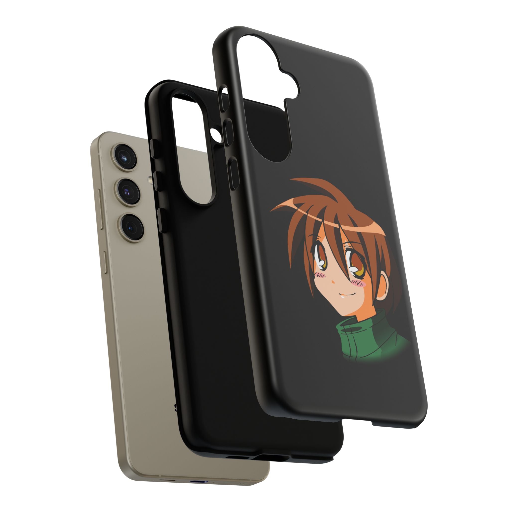 Anime Character Phone Case, Cute Phone Cover, Tough Cases for Teens, Customizable Gift, Geeky Accessories