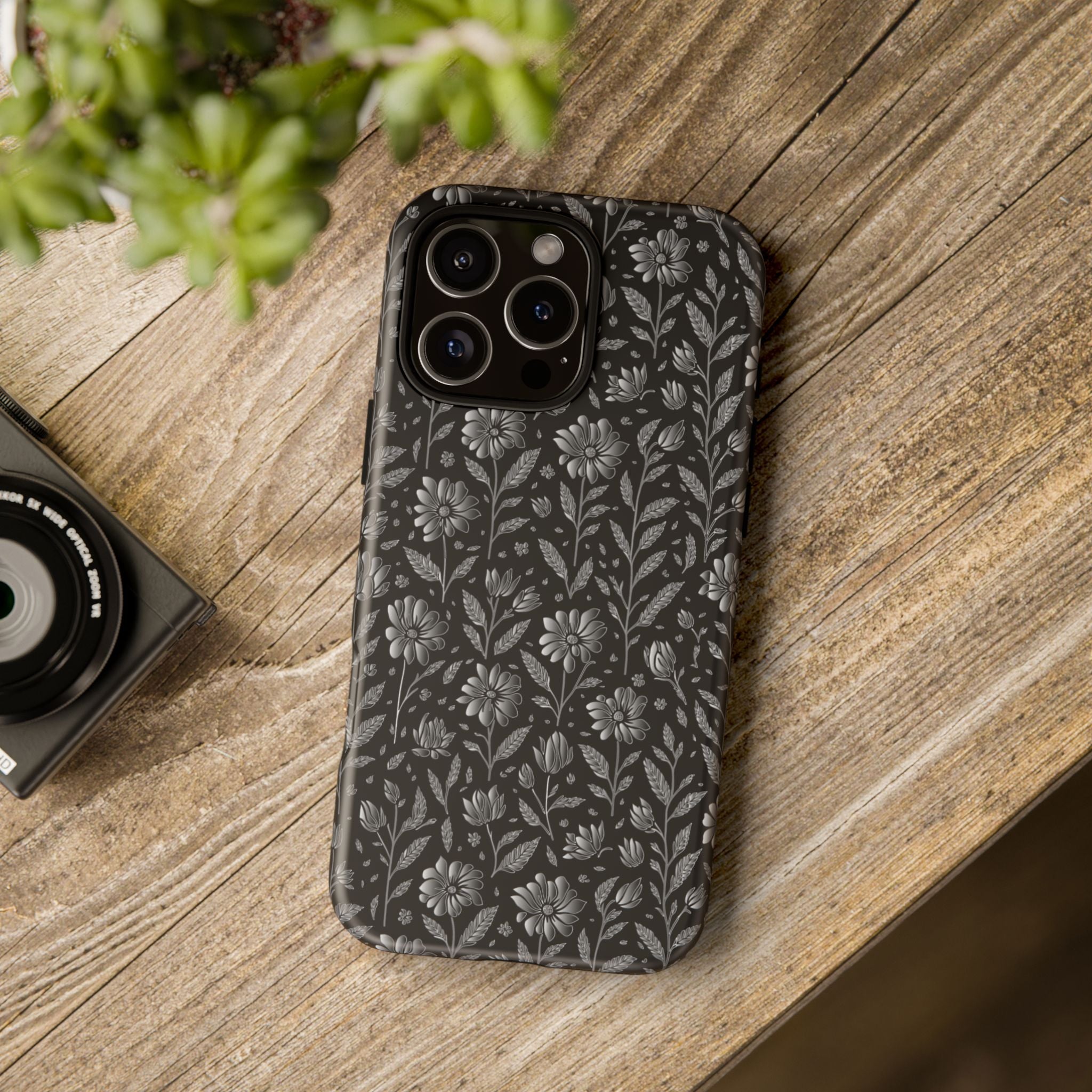 Stylish Floral Phone Case, Tough Floral Case, Botanical Phone Cover, Durable Floral Phone Protector, Gift for Her