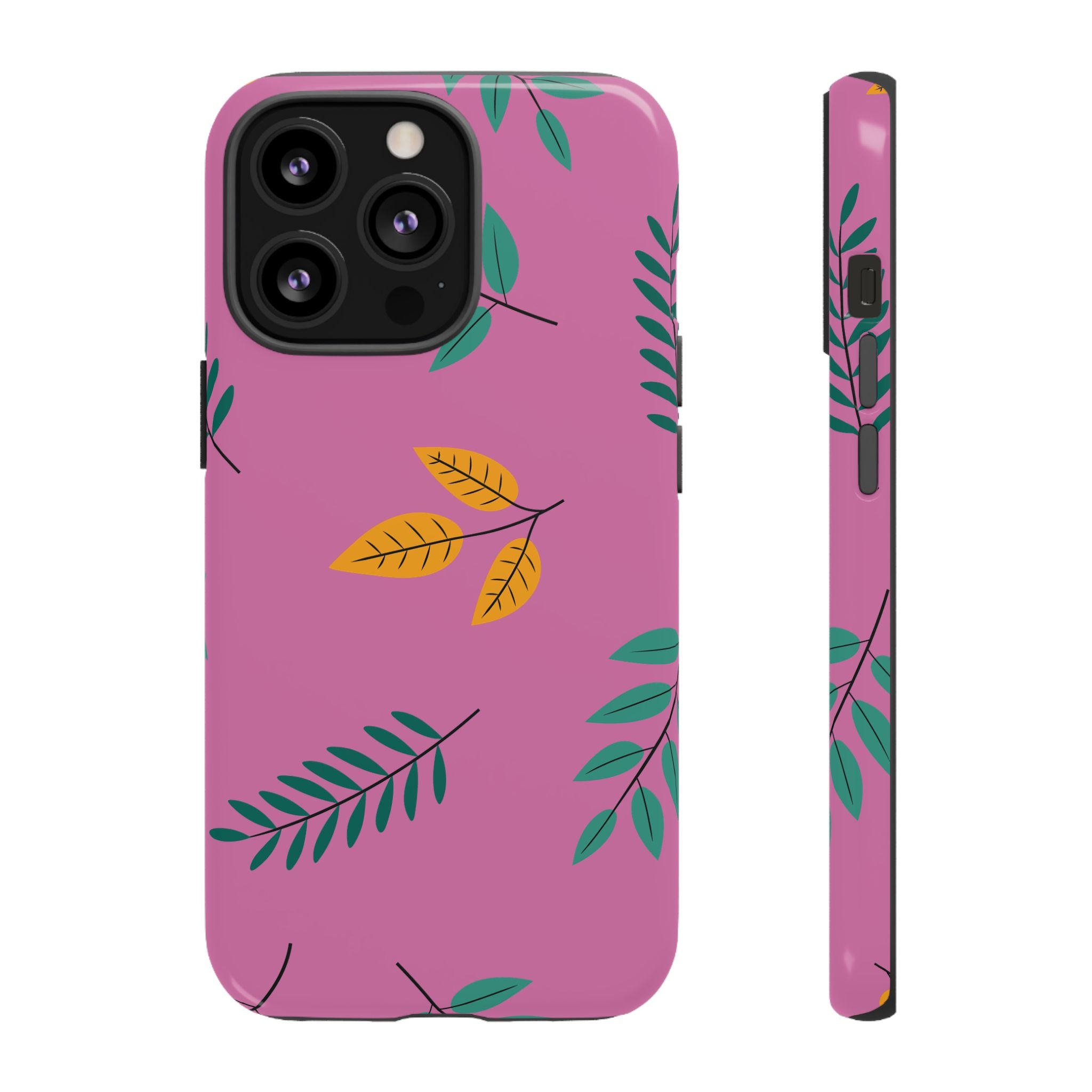 Feminine Floral Phone Case, Tough Cases for iPhone, Nature-Themed Tech Accessory, Cute Gift for Her, Botanical Design, Spring Decor