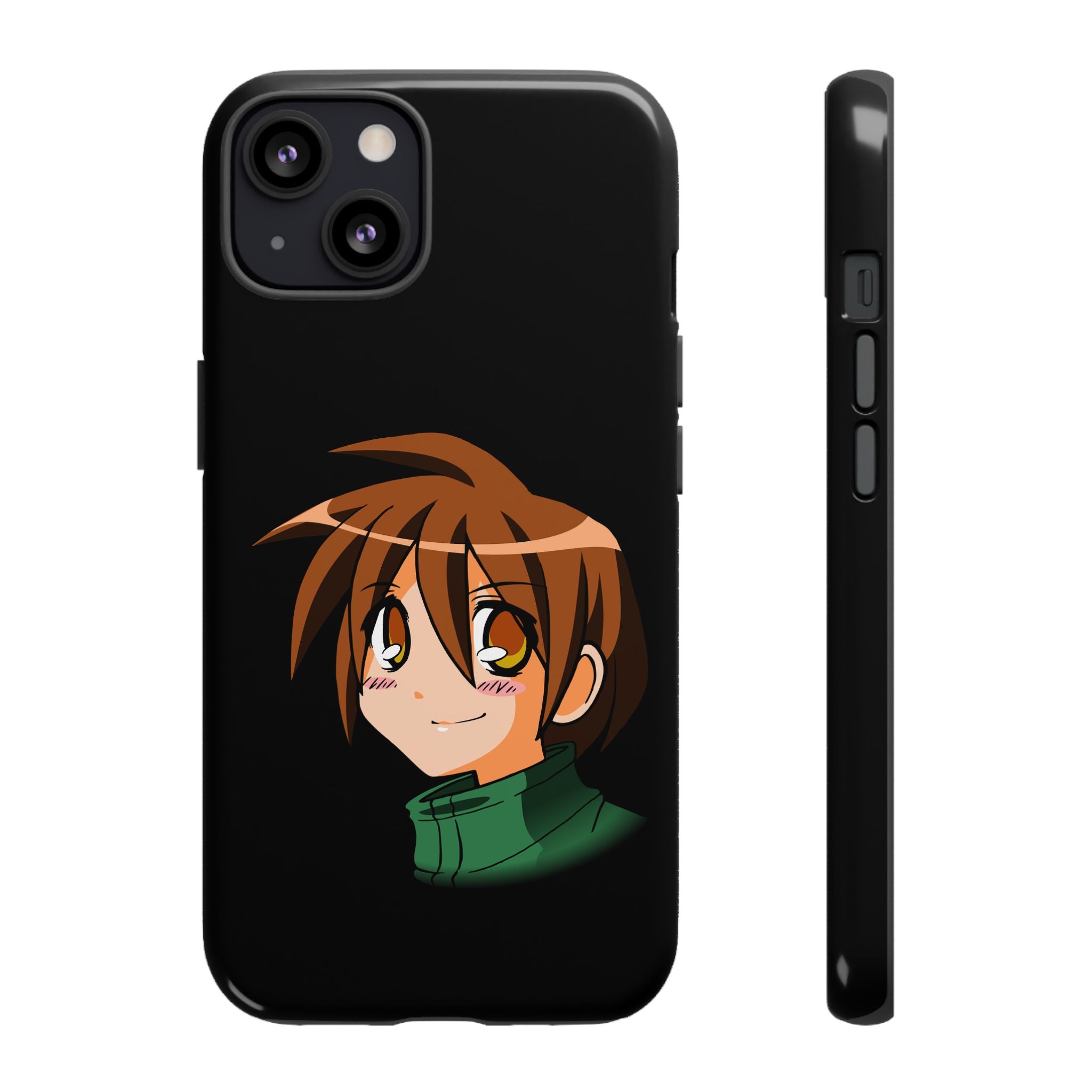 Anime Character Phone Case, Cute Phone Cover, Tough Cases for Teens, Customizable Gift, Geeky Accessories