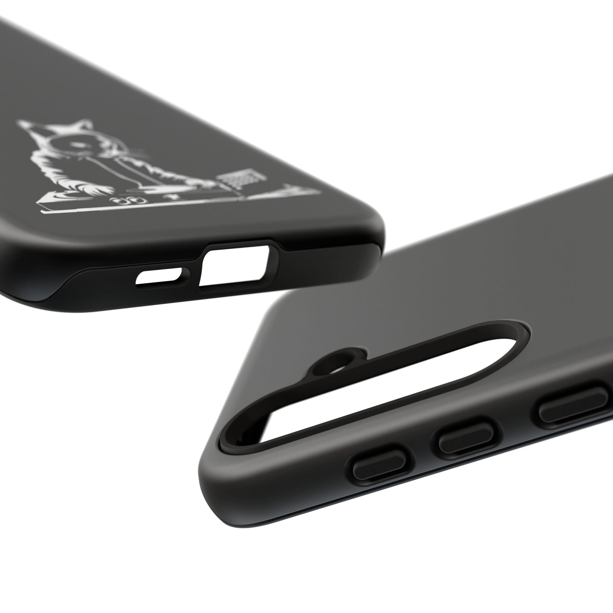 Cat DJ Phone Case | Stylish Tough Cases for Music Lovers, Gift for Cat Owners, Unique Phone Accessory, Cool Tech Gear