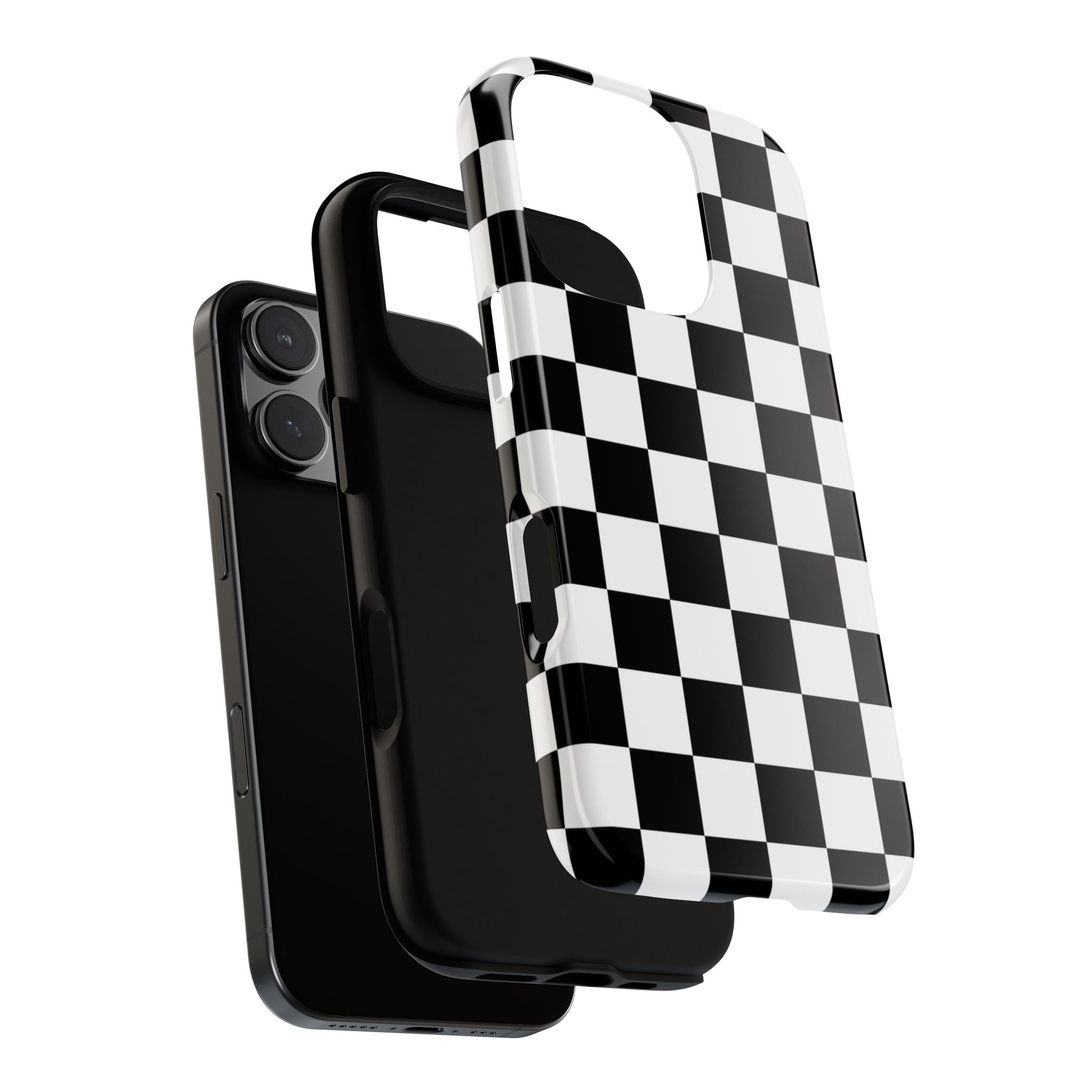 Stylish Checkered Phone Case | Trendy Protective Cover for iPhone, Gift for Teens, Fashion Accessory, Unique Design for All Occasions