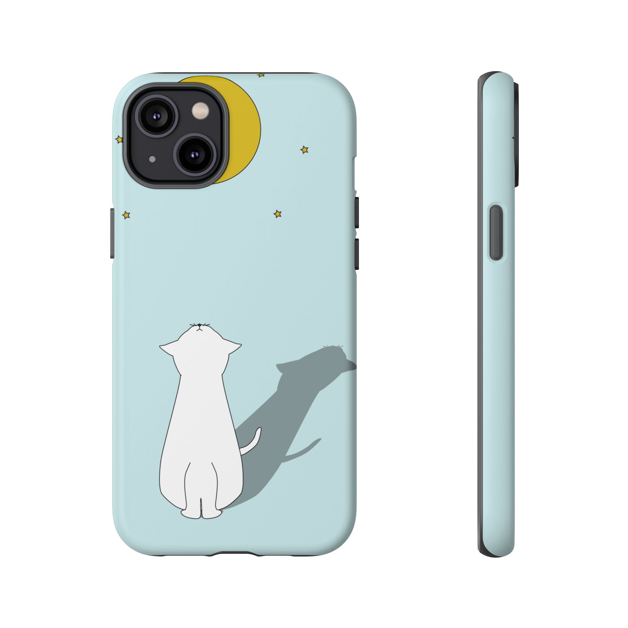 Cute Cat Phone Case, Tough Phone Cover, Pet Lover Gift, Unique Case, Animal Decor, Birthday Gift