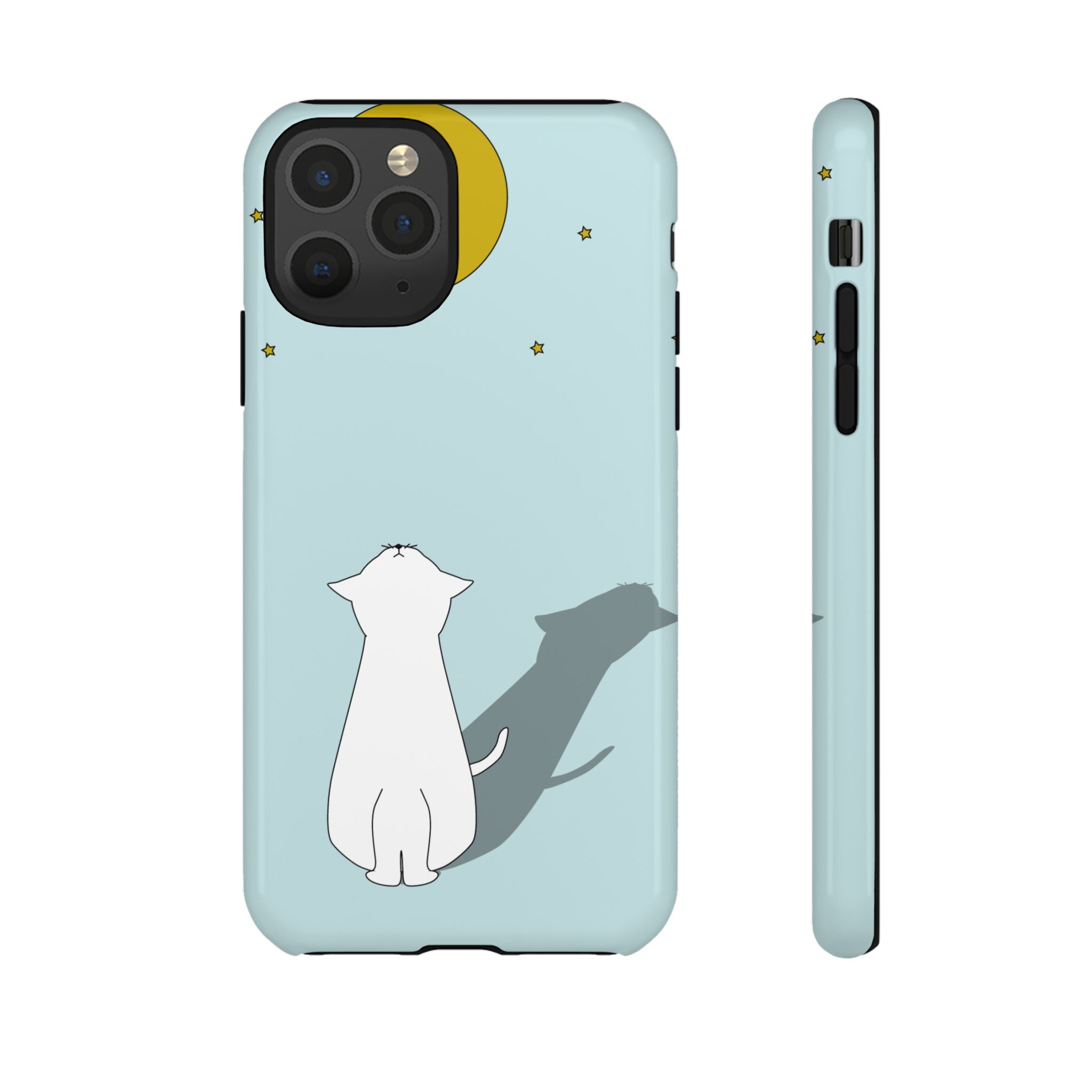Cute Cat Phone Case, Tough Phone Cover, Pet Lover Gift, Unique Case, Animal Decor, Birthday Gift